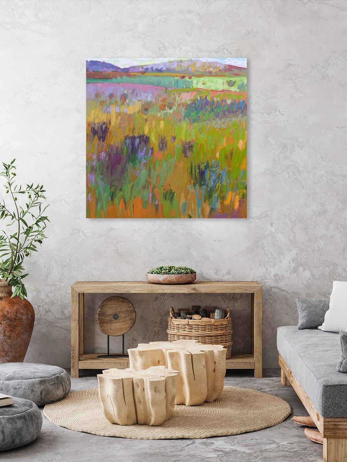 After a Spring Rain by Jane Schmidt on GIANT ART - multicolor landscapes; contemporary