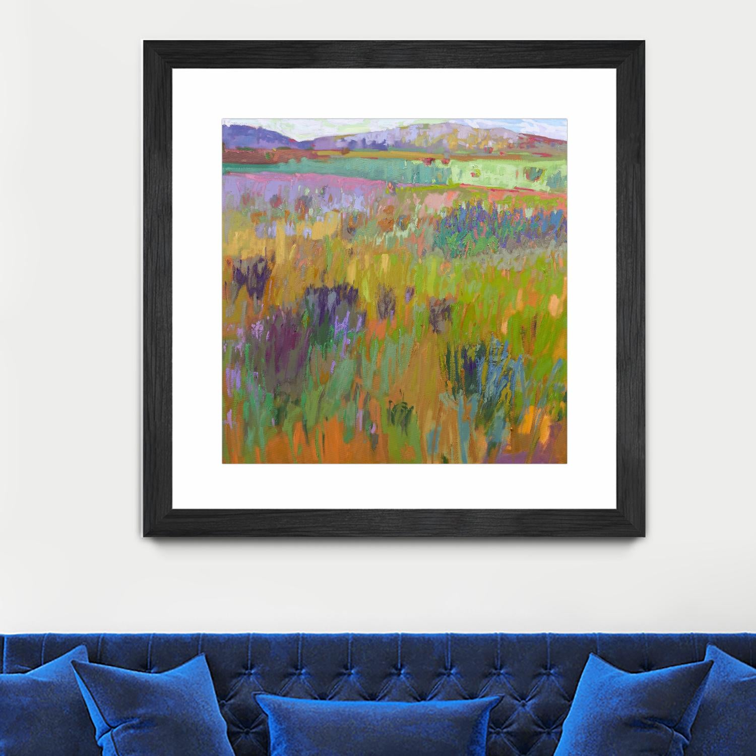 After a Spring Rain by Jane Schmidt on GIANT ART - multicolor landscapes; contemporary