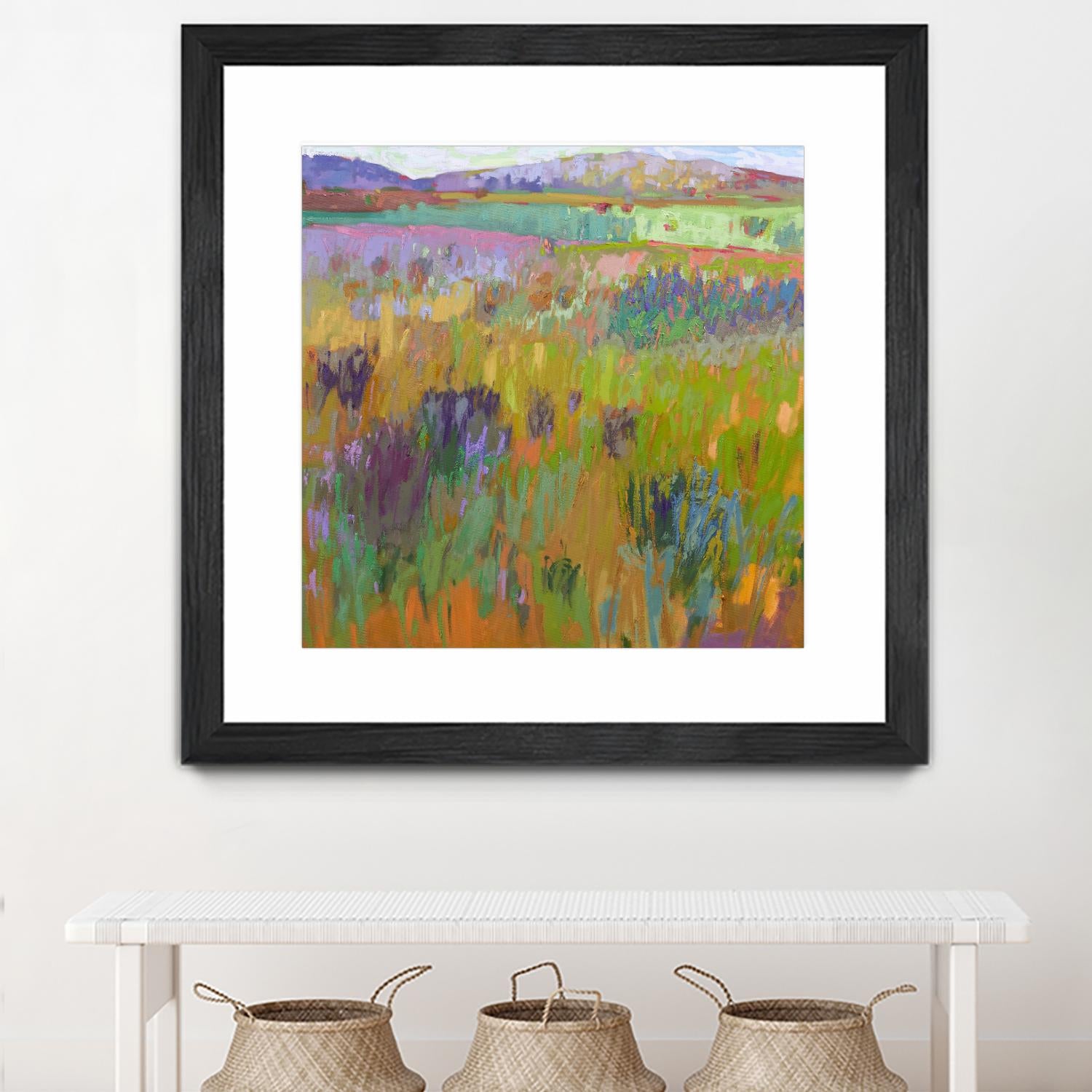 After a Spring Rain by Jane Schmidt on GIANT ART - multicolor landscapes; contemporary