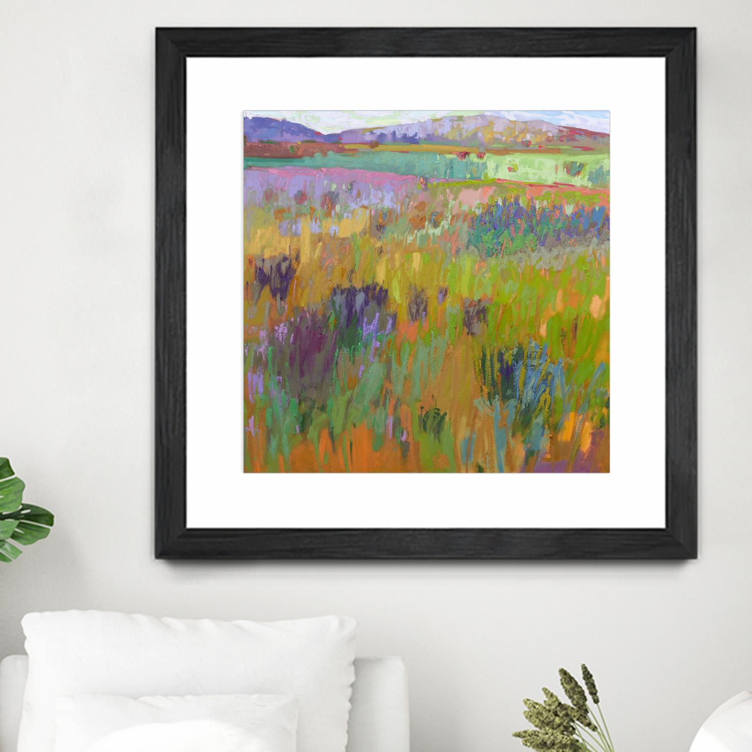 After a Spring Rain by Jane Schmidt on GIANT ART - multicolor landscapes; contemporary