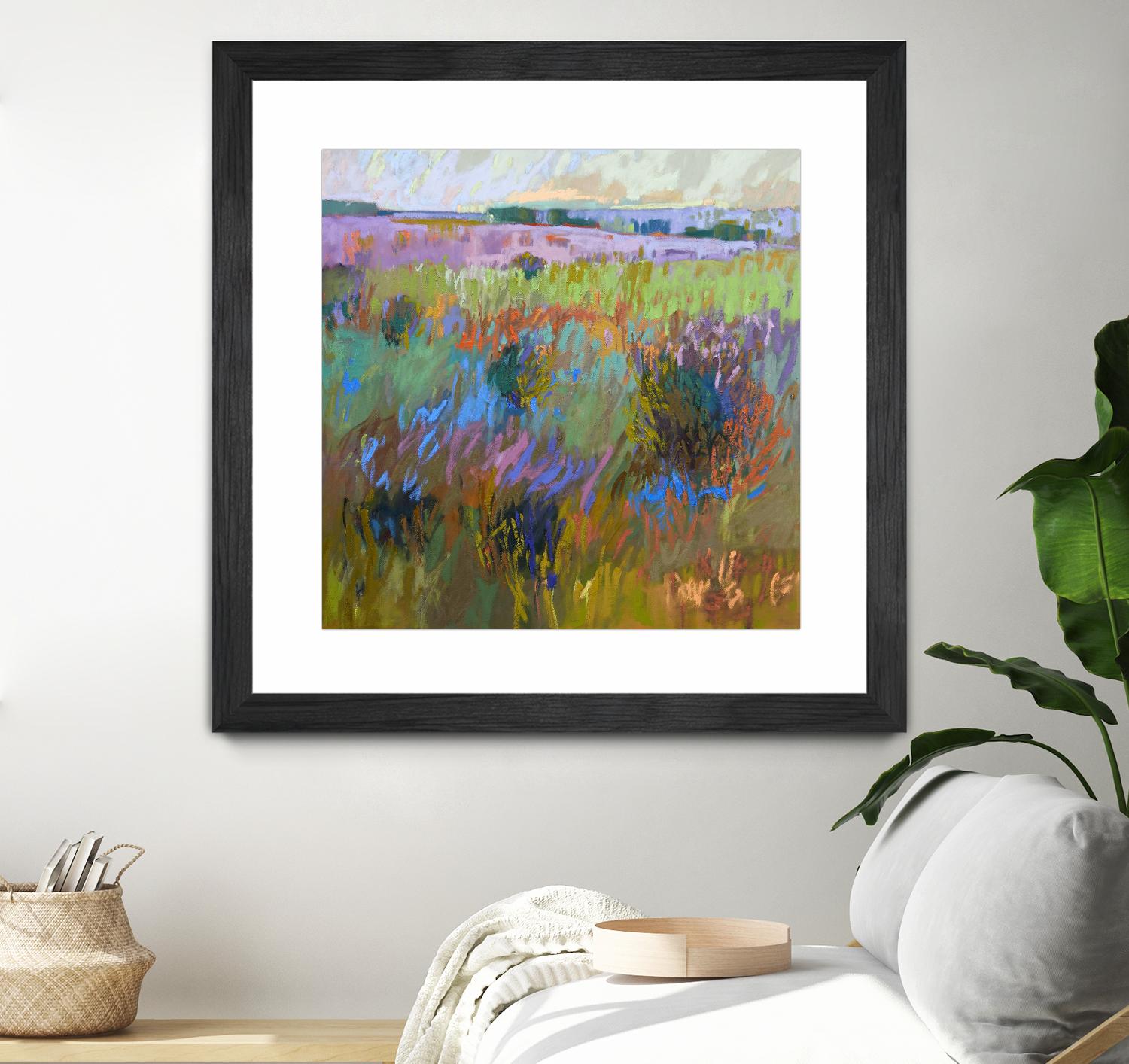 Beyond and Further by Jane Schmidt on GIANT ART - multicolor landscapes; contemporary