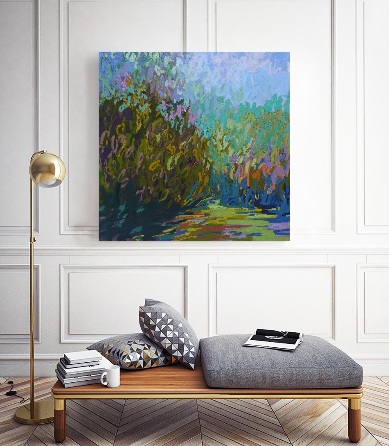 Colorfield #60 by Jane Schmidt on GIANT ART - multicolor landscapes; contemporary