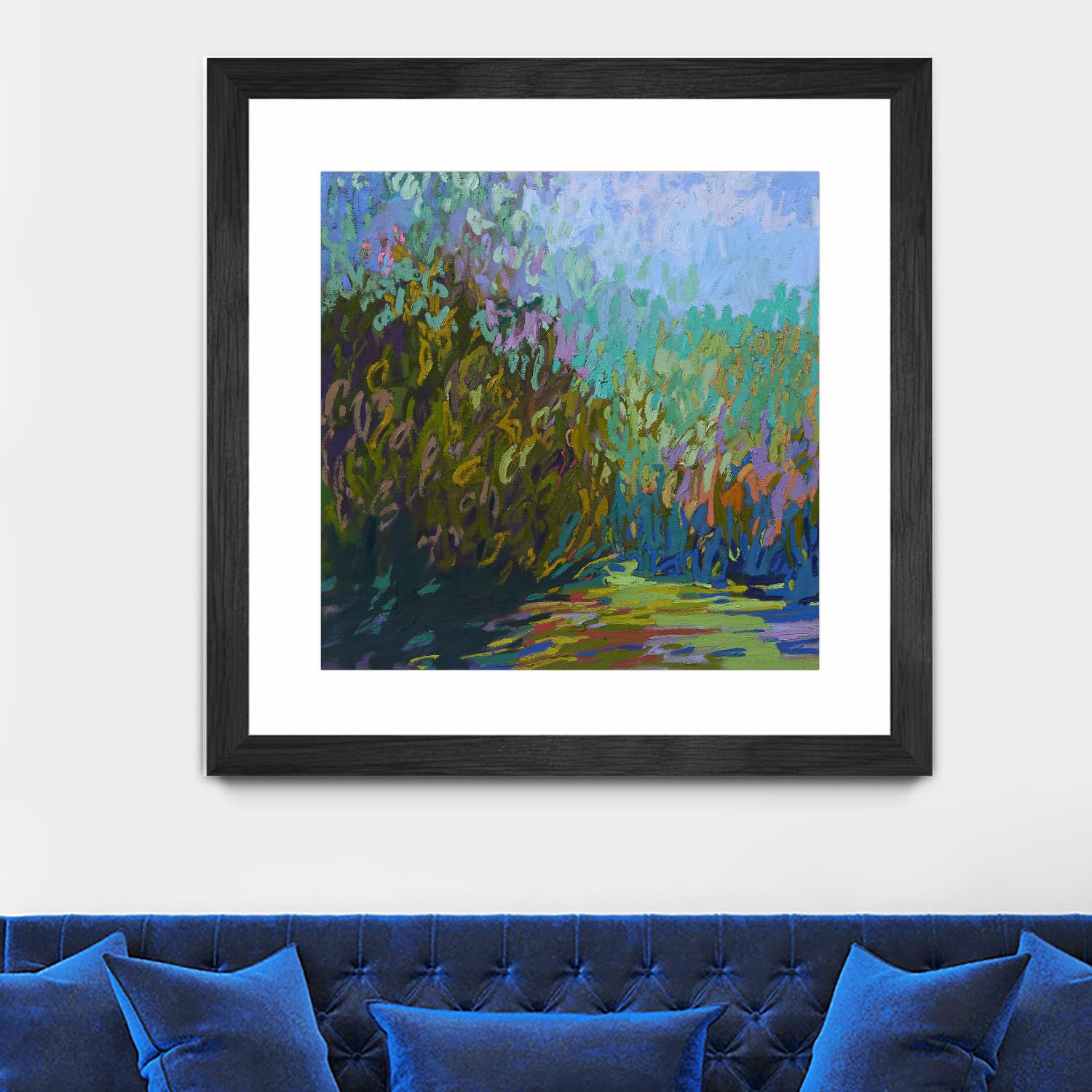 Colorfield #60 by Jane Schmidt on GIANT ART - multicolor landscapes; contemporary