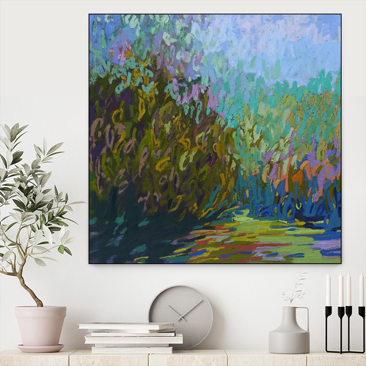 Colorfield #60 by Jane Schmidt on GIANT ART - multicolor landscapes; contemporary