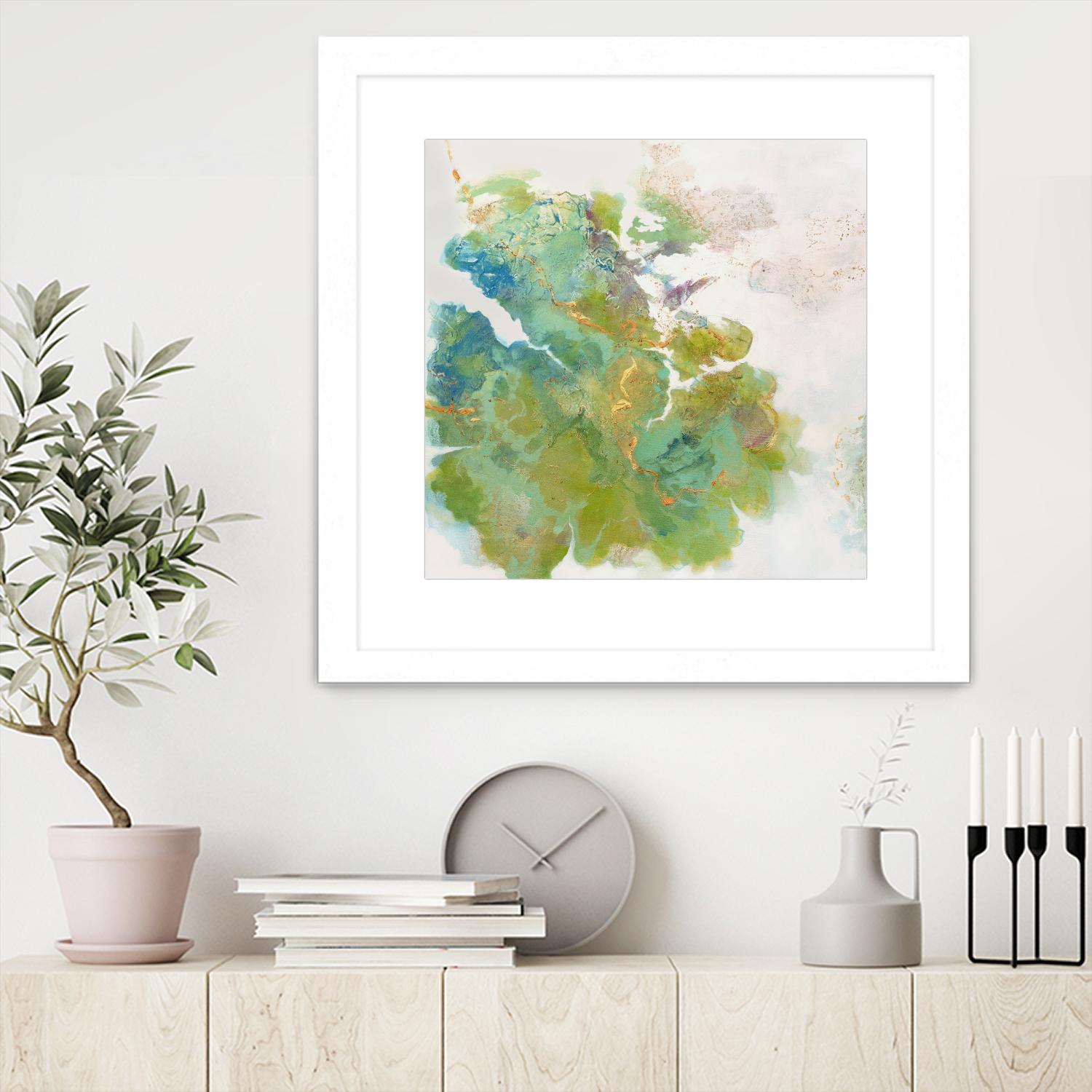 Lichen 1 by Elisa Sheehan on GIANT ART - multicolor abstracts; contemporary