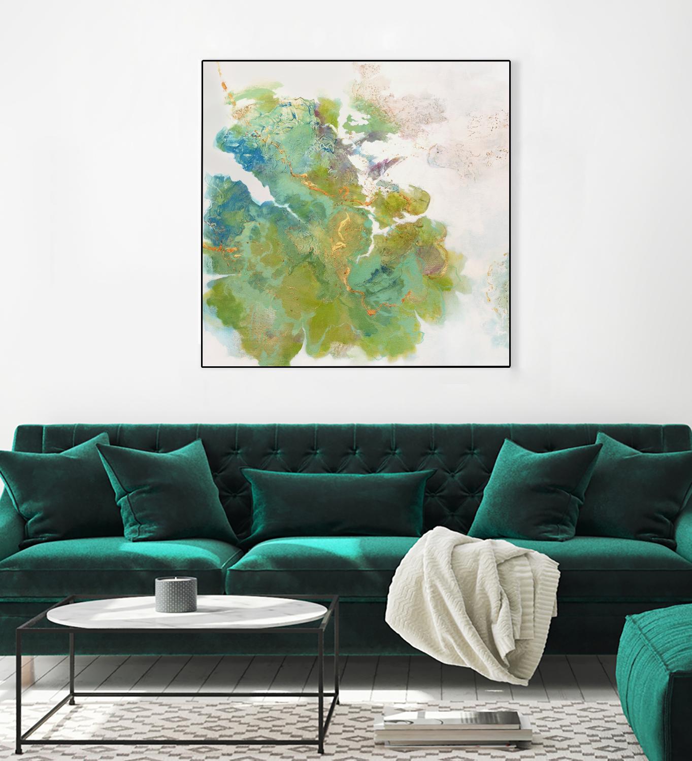 Lichen 1 by Elisa Sheehan on GIANT ART - multicolor abstracts; contemporary