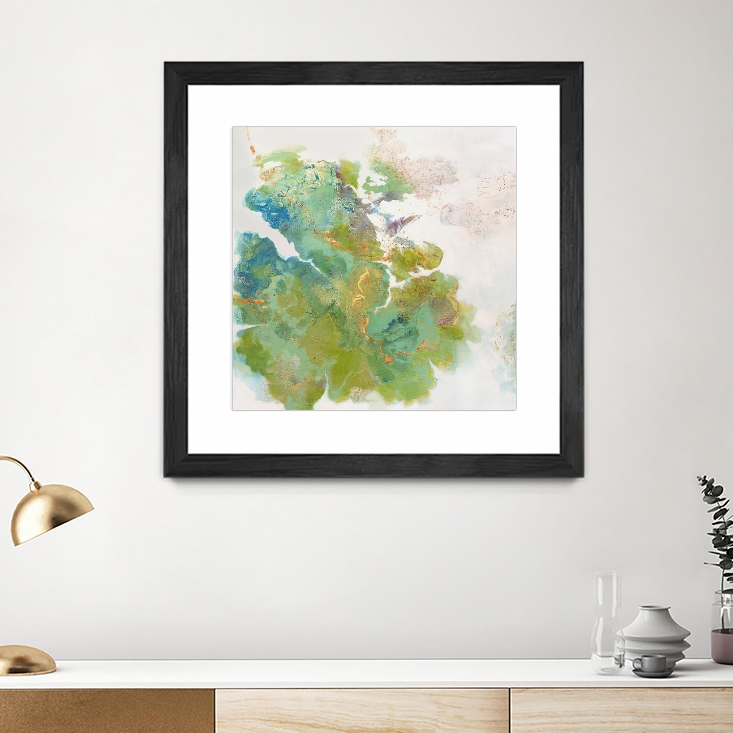 Lichen 1 by Elisa Sheehan on GIANT ART - multicolor abstracts; contemporary