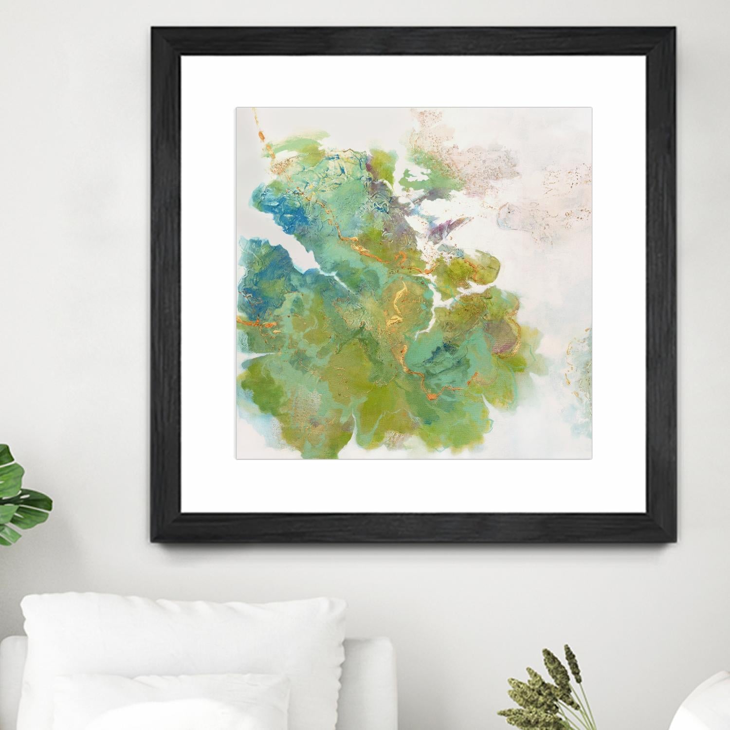 Lichen 1 by Elisa Sheehan on GIANT ART - multicolor abstracts; contemporary