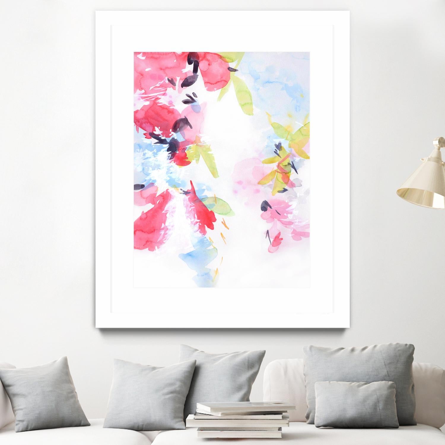 Spring Blossoms 1 by Elisa Sheehan on GIANT ART - multicolor abstracts; contemporary