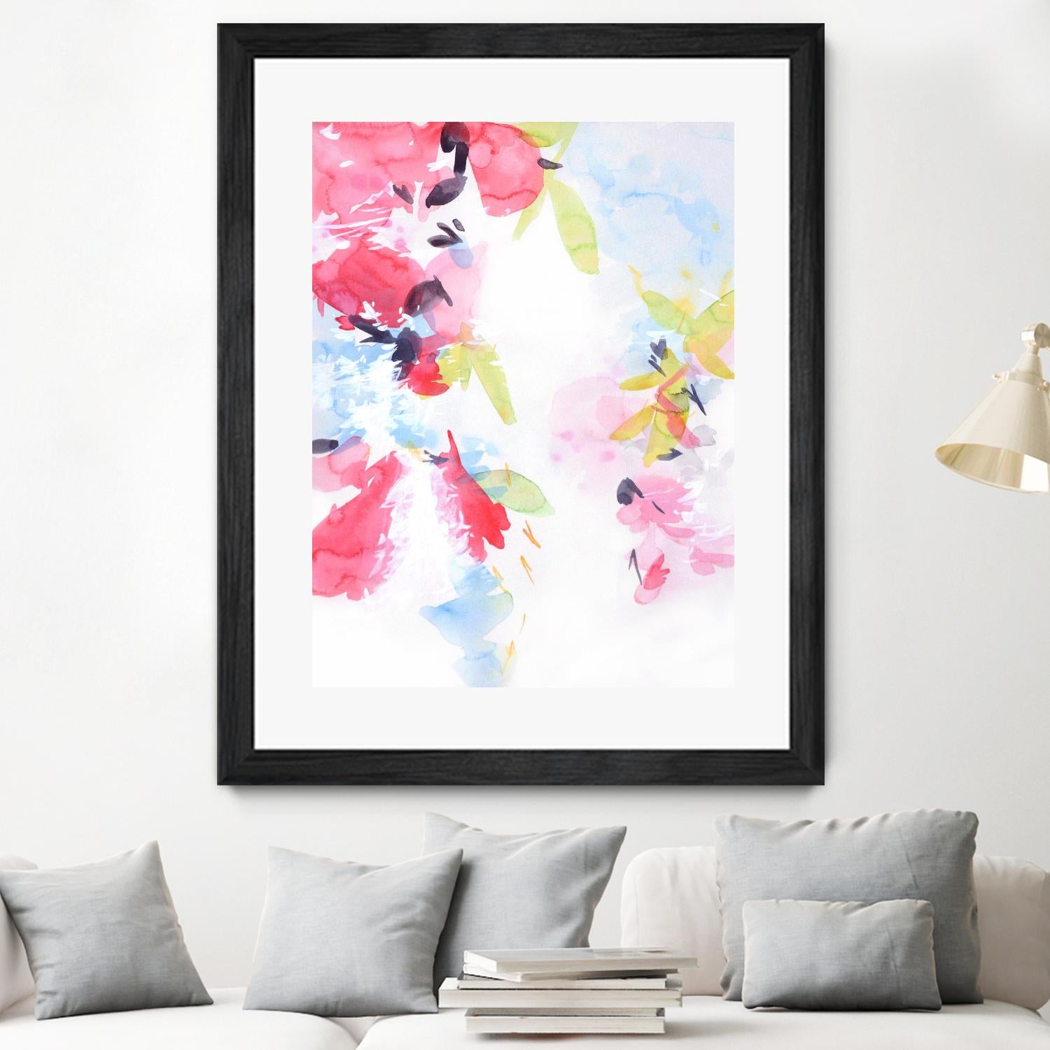 Spring Blossoms 1 by Elisa Sheehan on GIANT ART - multicolor abstracts; contemporary