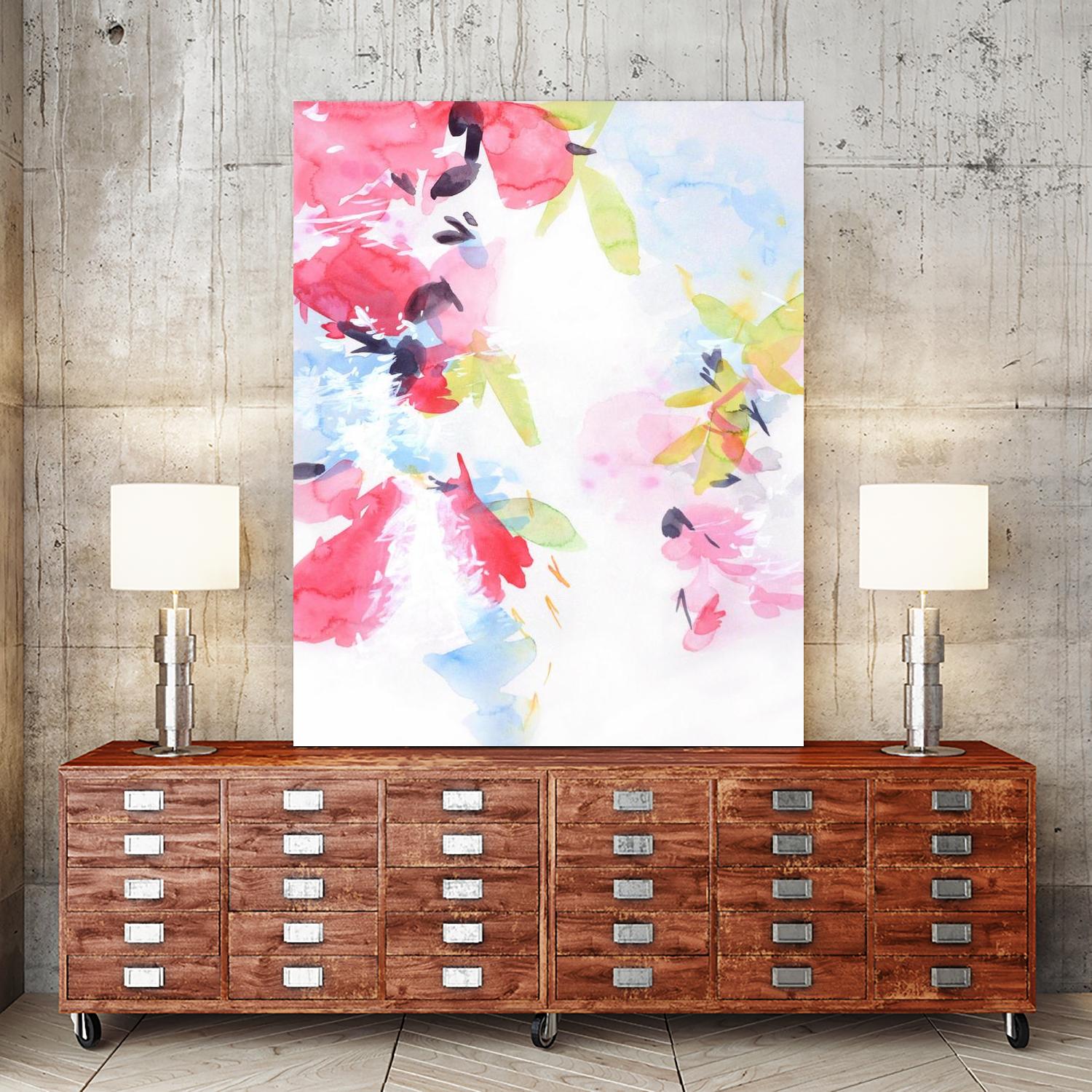 Spring Blossoms 1 by Elisa Sheehan on GIANT ART - multicolor abstracts; contemporary