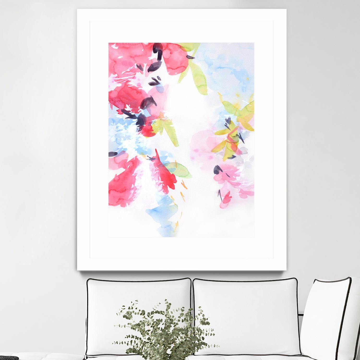Spring Blossoms 1 by Elisa Sheehan on GIANT ART - multicolor abstracts; contemporary