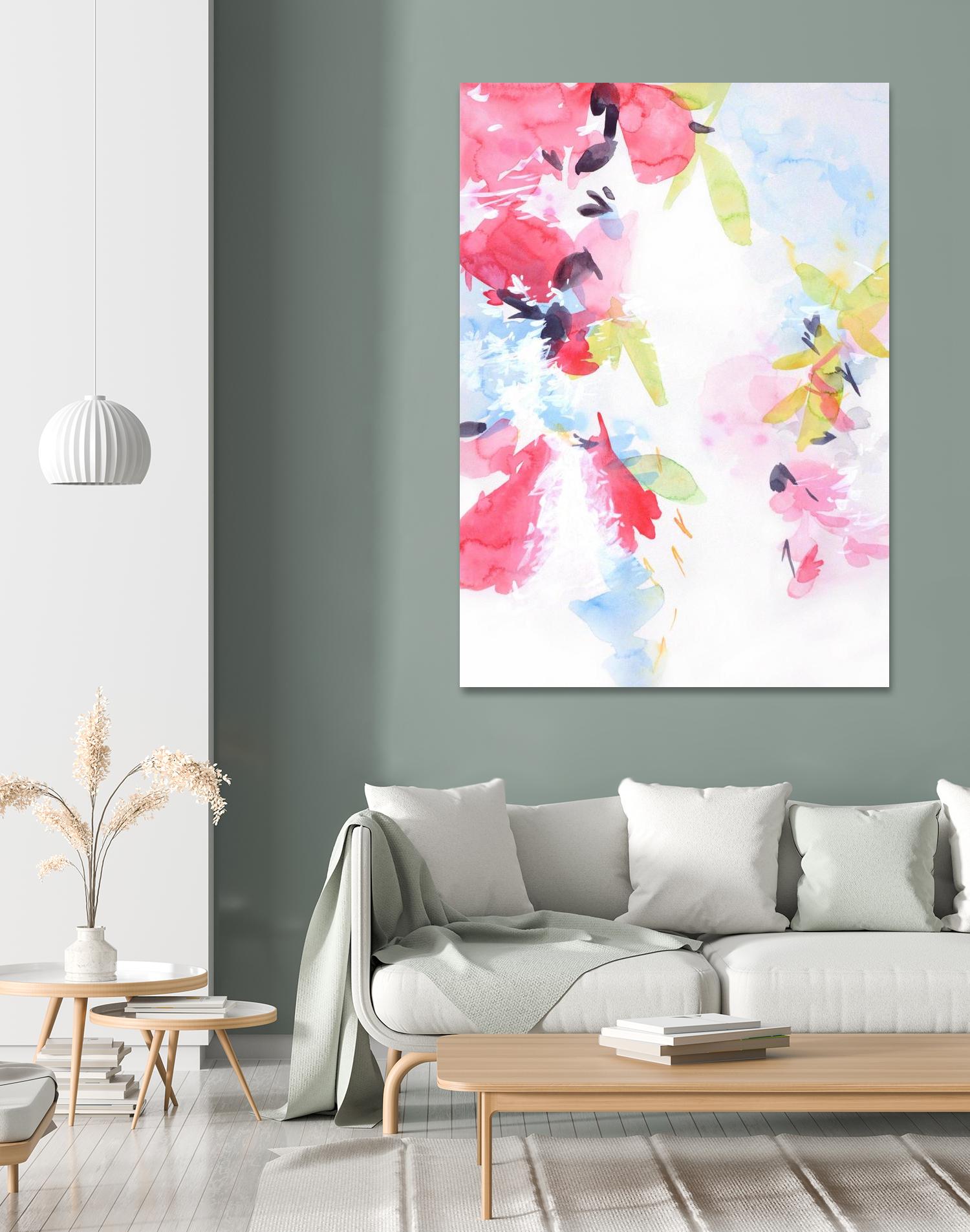 Spring Blossoms 1 by Elisa Sheehan on GIANT ART - multicolor abstracts; contemporary