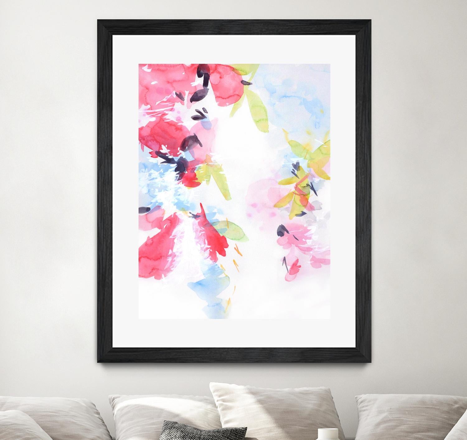 Spring Blossoms 1 by Elisa Sheehan on GIANT ART - multicolor abstracts; contemporary
