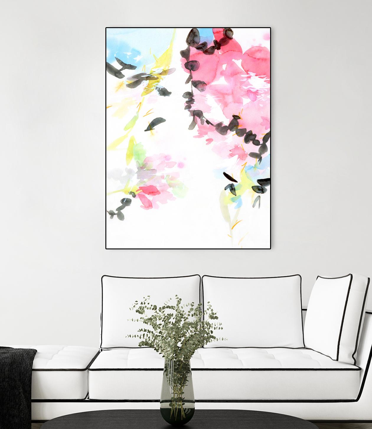 Spring Blossoms 2 by Elisa Sheehan on GIANT ART - multicolor abstracts; contemporary