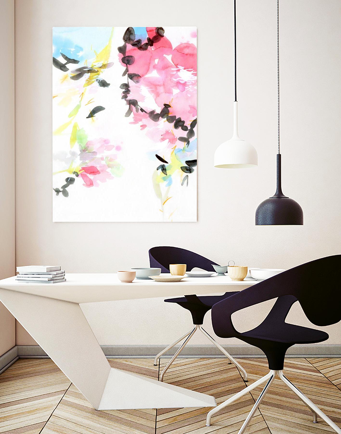 Spring Blossoms 2 by Elisa Sheehan on GIANT ART - multicolor abstracts; contemporary