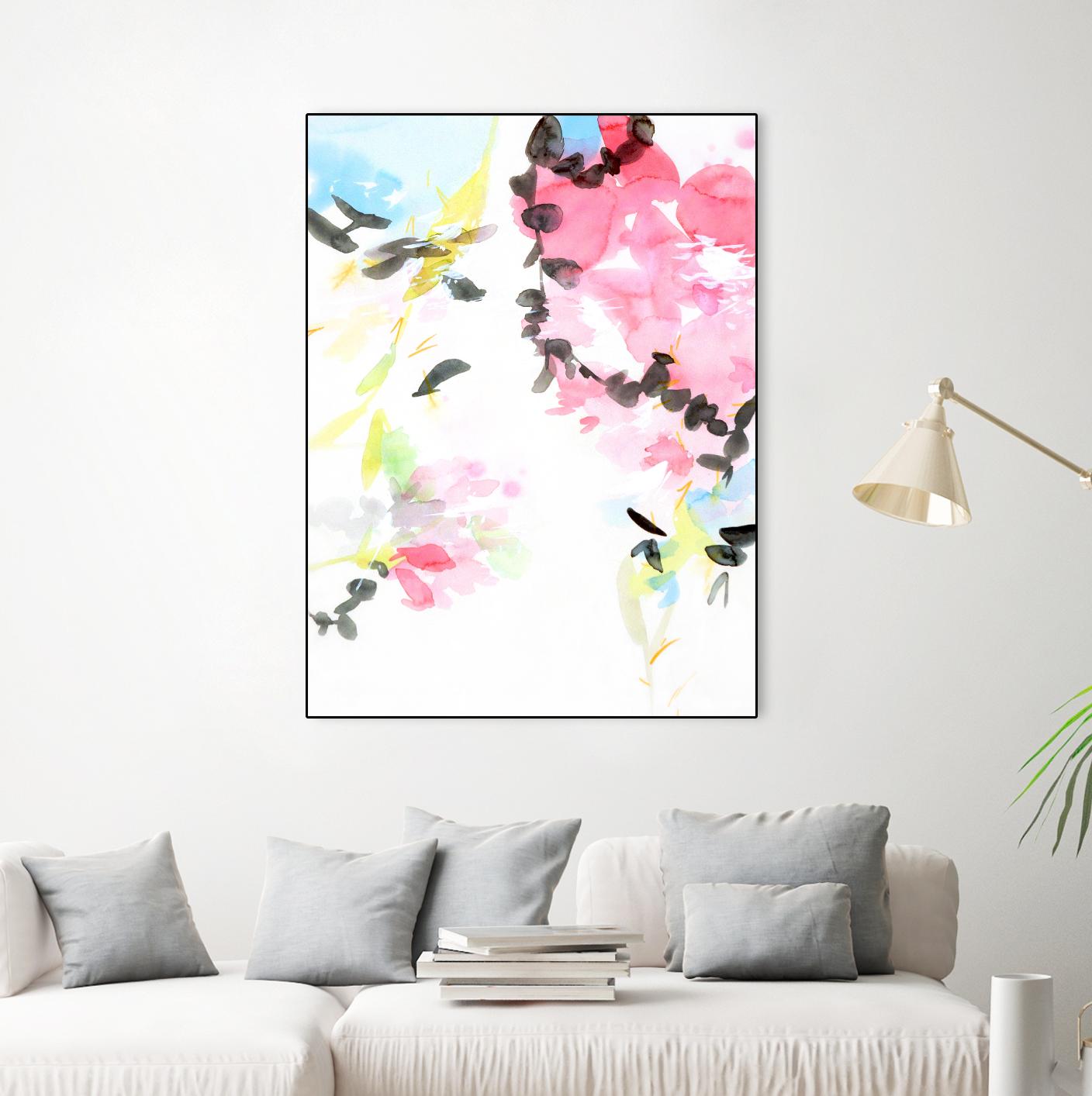 Spring Blossoms 2 by Elisa Sheehan on GIANT ART - multicolor abstracts; contemporary