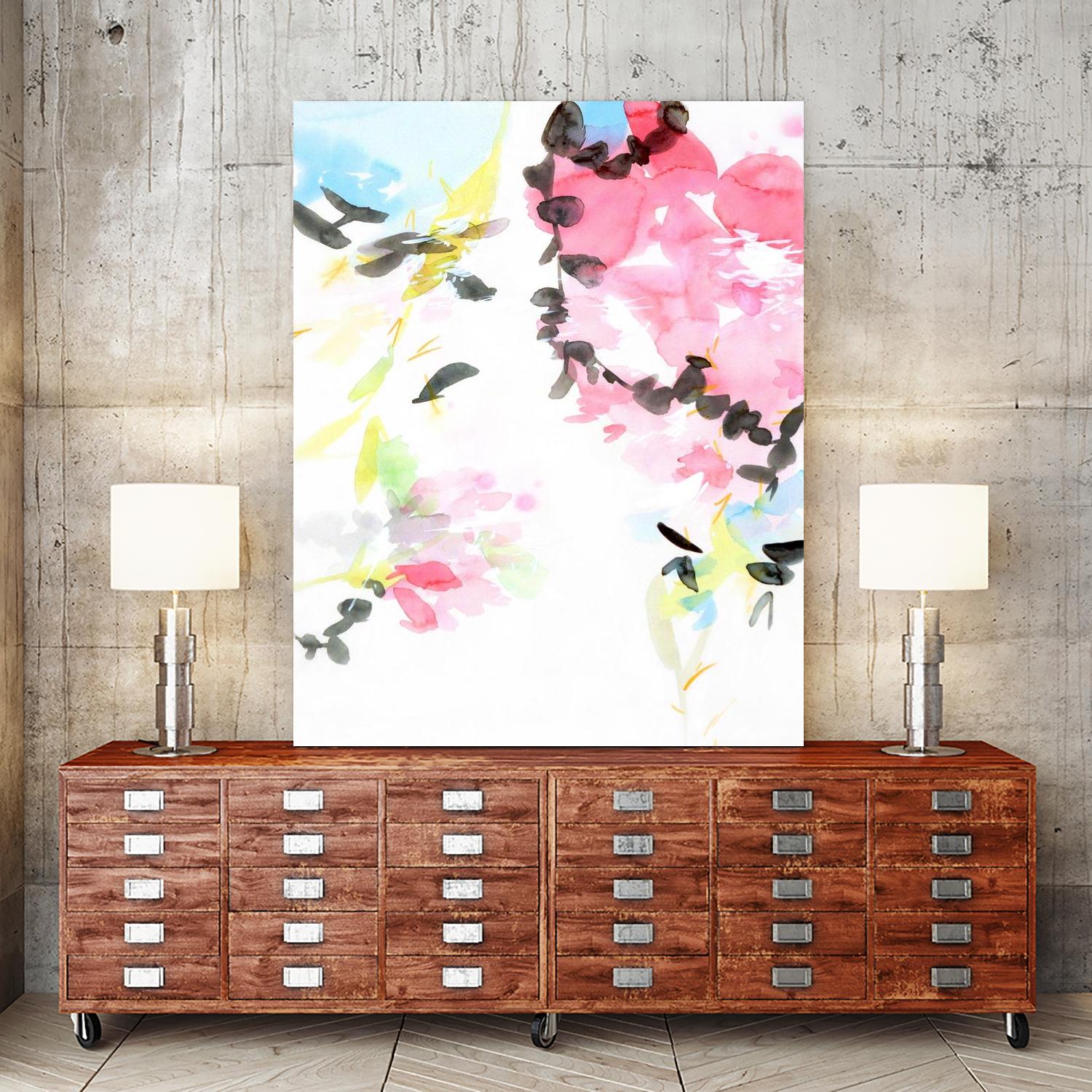 Spring Blossoms 2 by Elisa Sheehan on GIANT ART - multicolor abstracts; contemporary