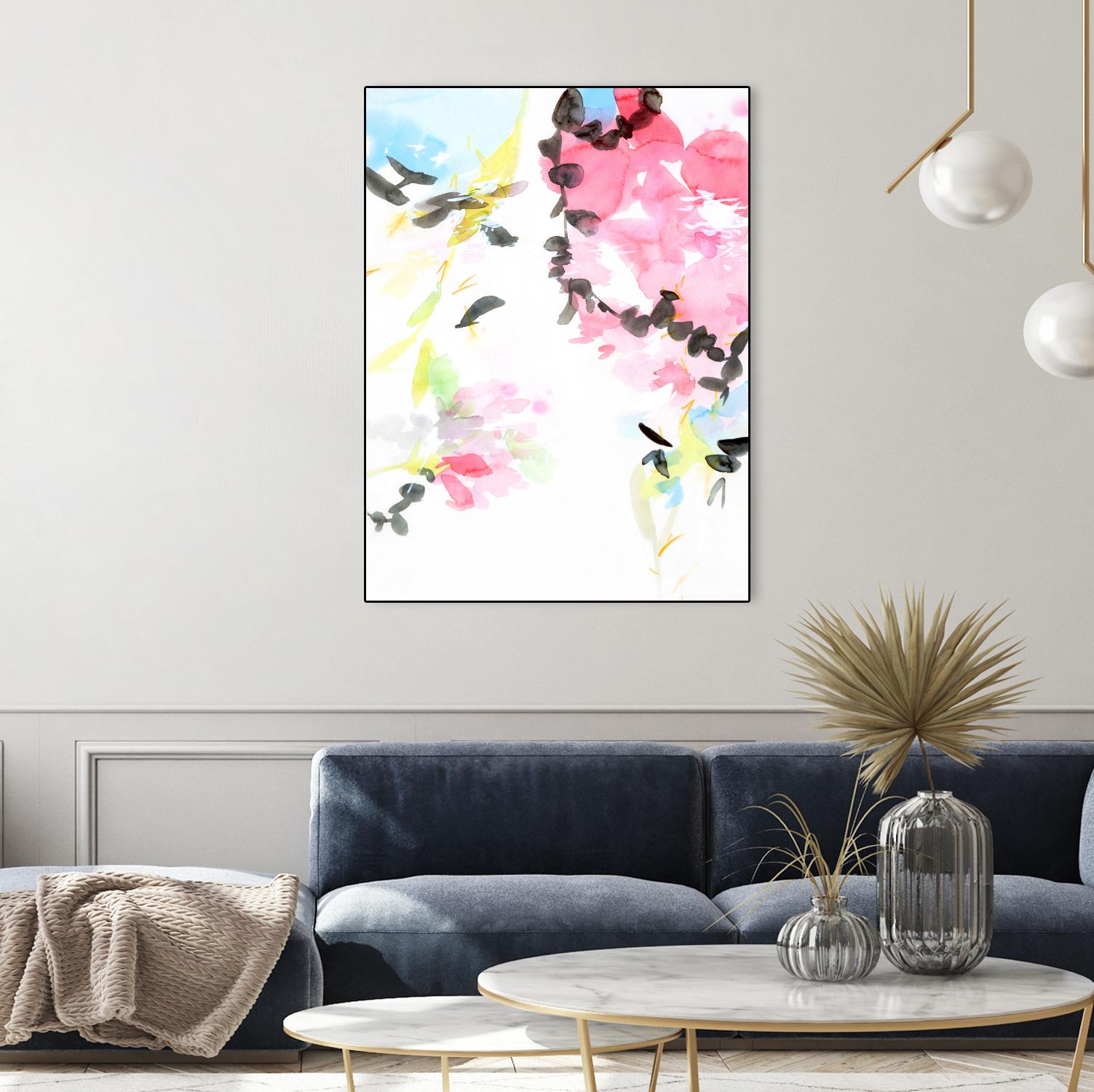 Spring Blossoms 2 by Elisa Sheehan on GIANT ART - multicolor abstracts; contemporary