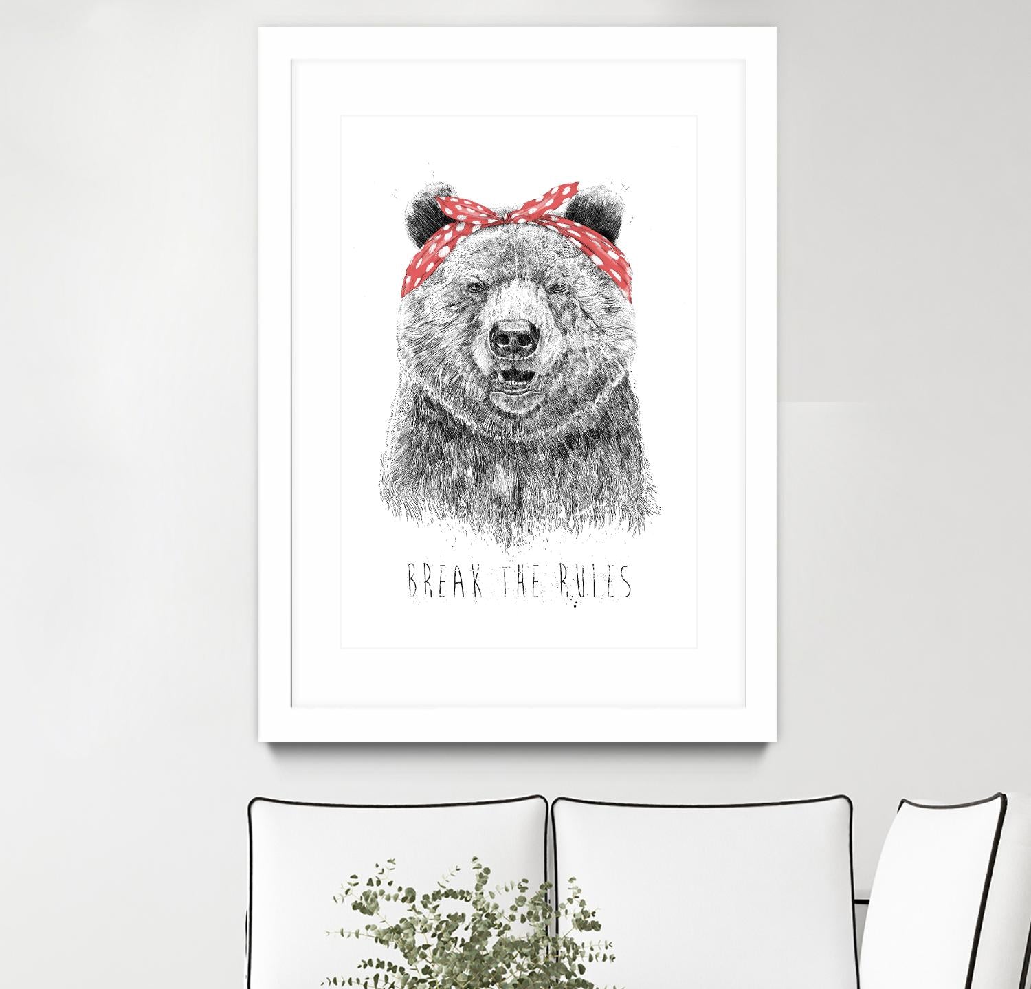 Break The Rules by Balazs Solti on GIANT ART - multicolor urban/pop surrealism