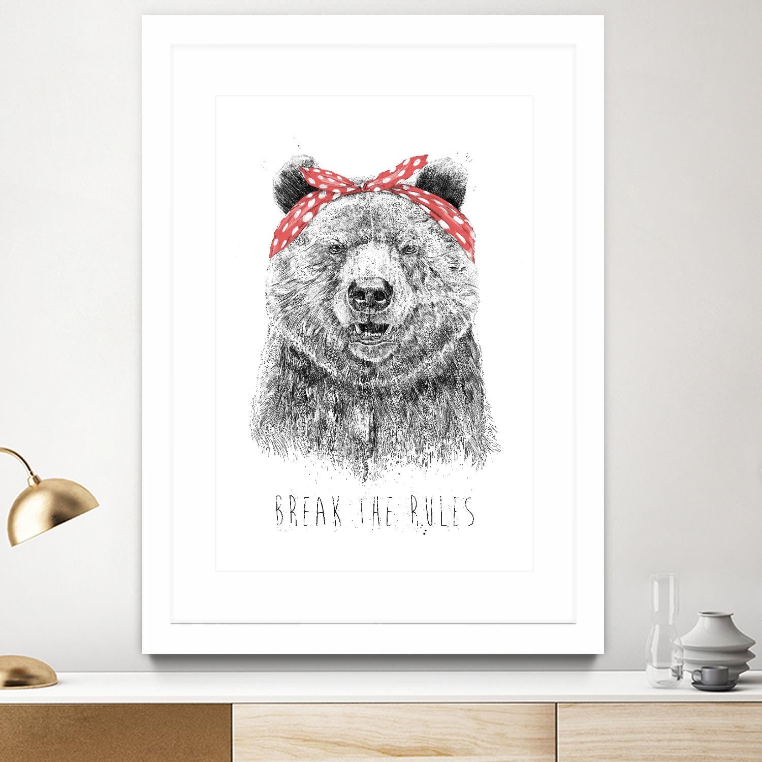 Break The Rules by Balazs Solti on GIANT ART - multicolor urban/pop surrealism