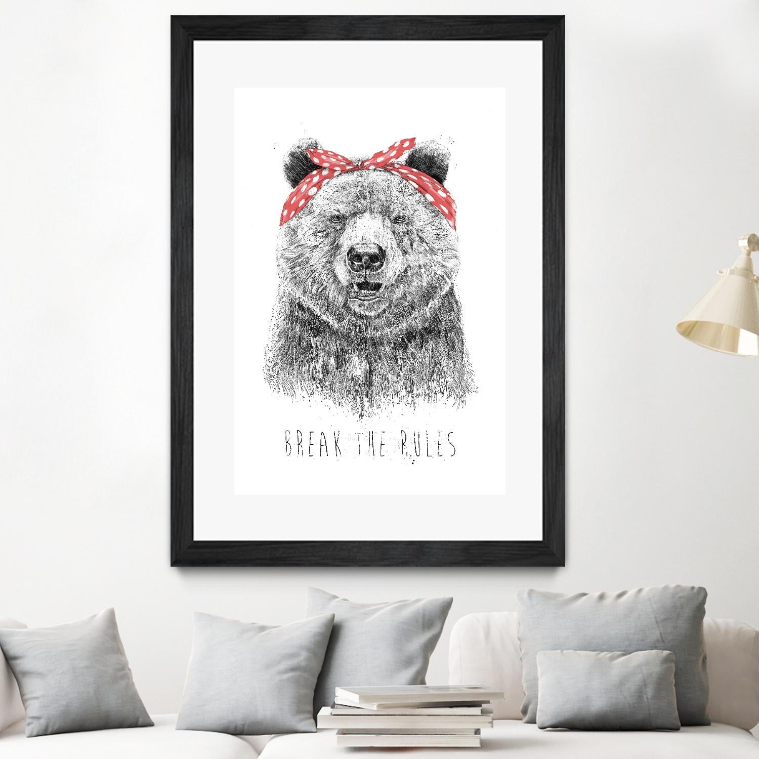 Break The Rules by Balazs Solti on GIANT ART - multicolor urban/pop surrealism