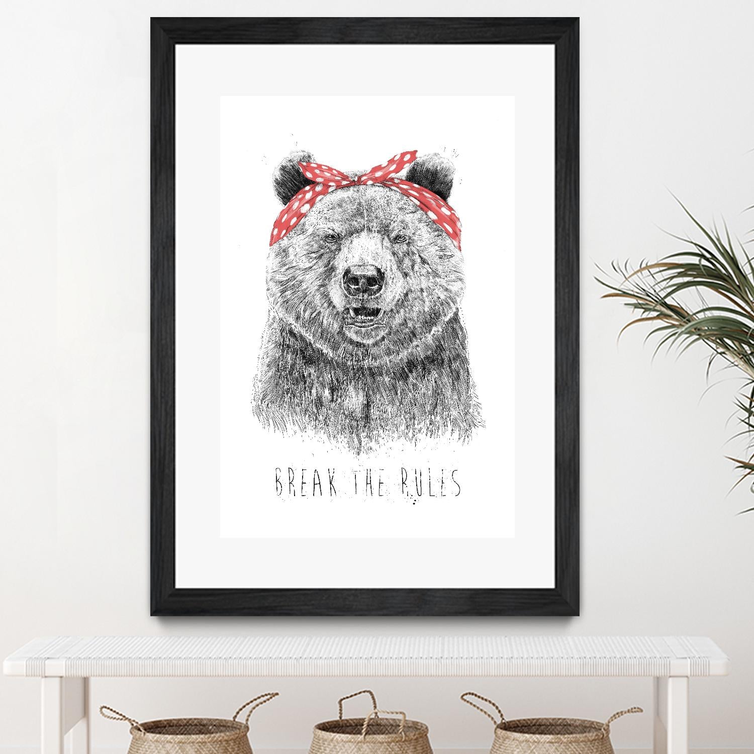 Break The Rules by Balazs Solti on GIANT ART - multicolor urban/pop surrealism