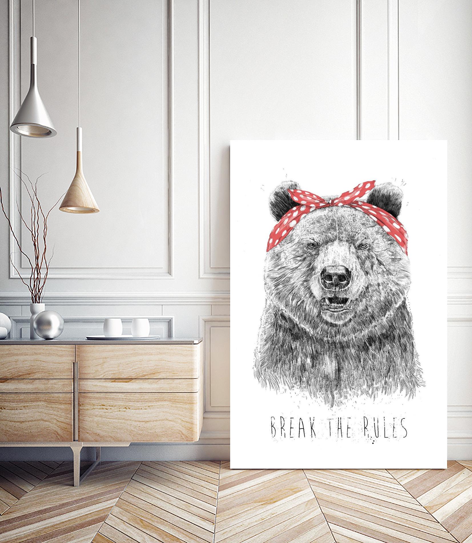 Break The Rules by Balazs Solti on GIANT ART - multicolor urban/pop surrealism