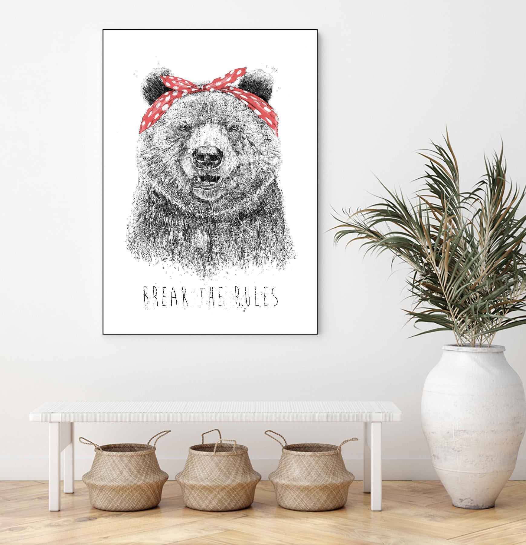 Break The Rules by Balazs Solti on GIANT ART - multicolor urban/pop surrealism