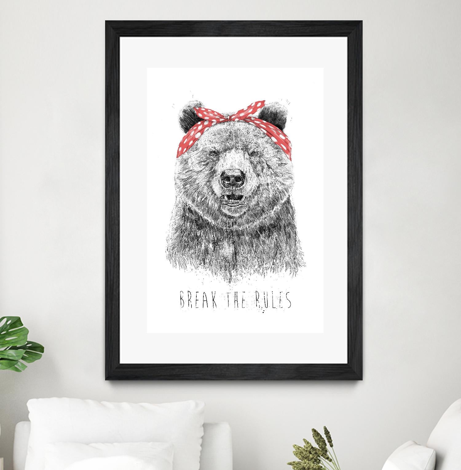 Break The Rules by Balazs Solti on GIANT ART - multicolor urban/pop surrealism