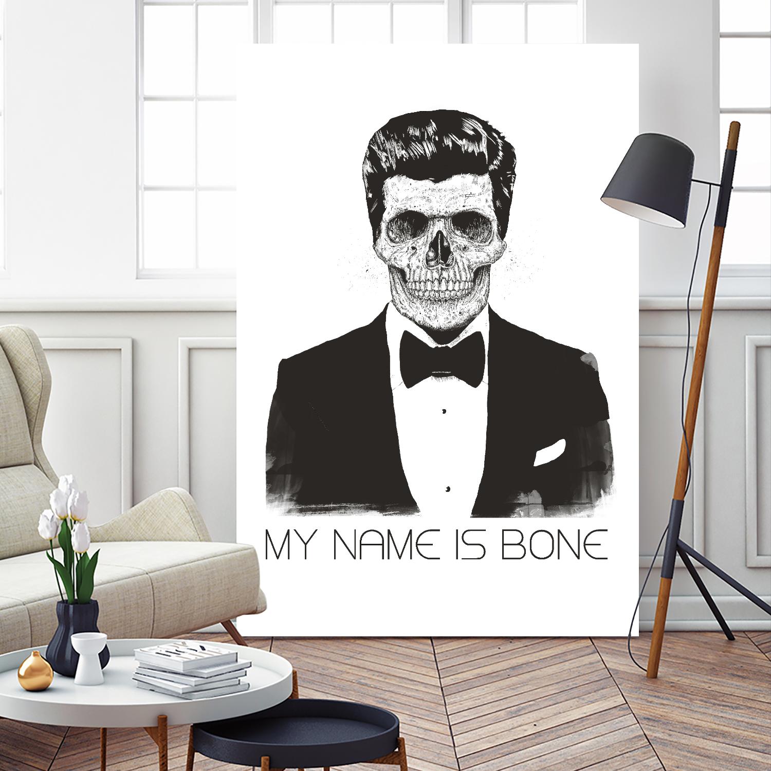 My Name is Bone by Balazs Solti on GIANT ART - multicolor urban/pop surrealism