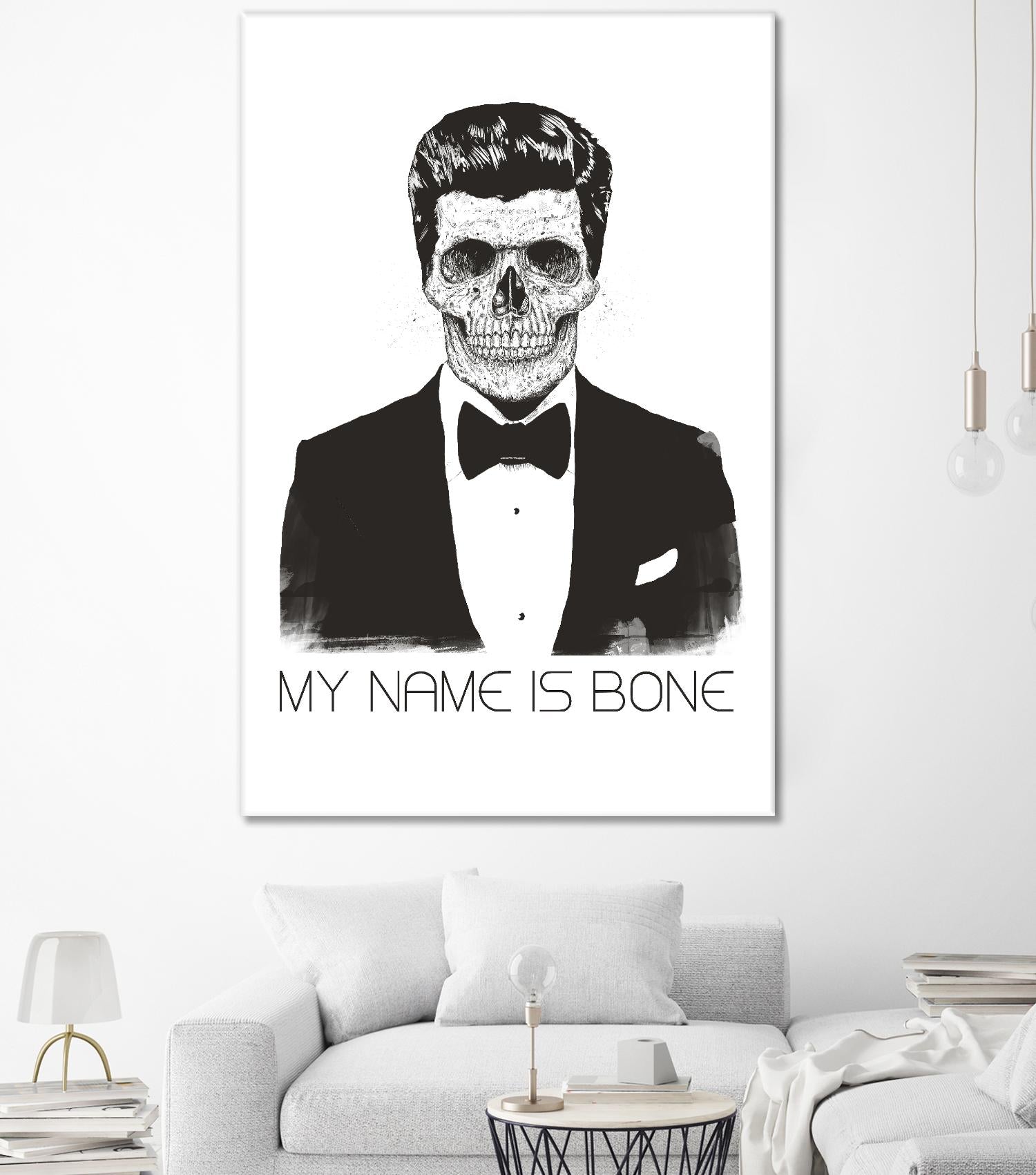 My Name is Bone by Balazs Solti on GIANT ART - multicolor urban/pop surrealism
