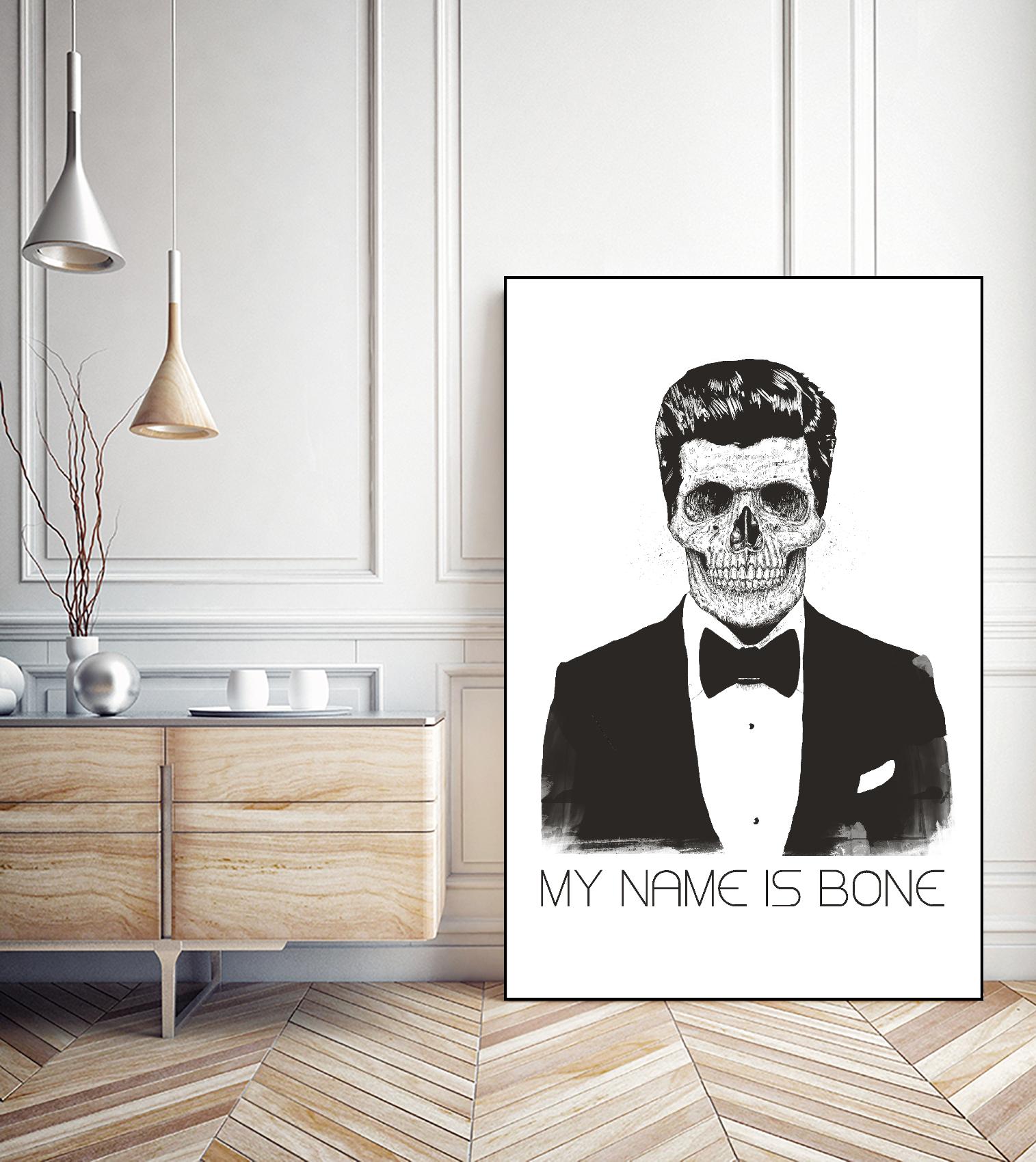 My Name is Bone by Balazs Solti on GIANT ART - multicolor urban/pop surrealism