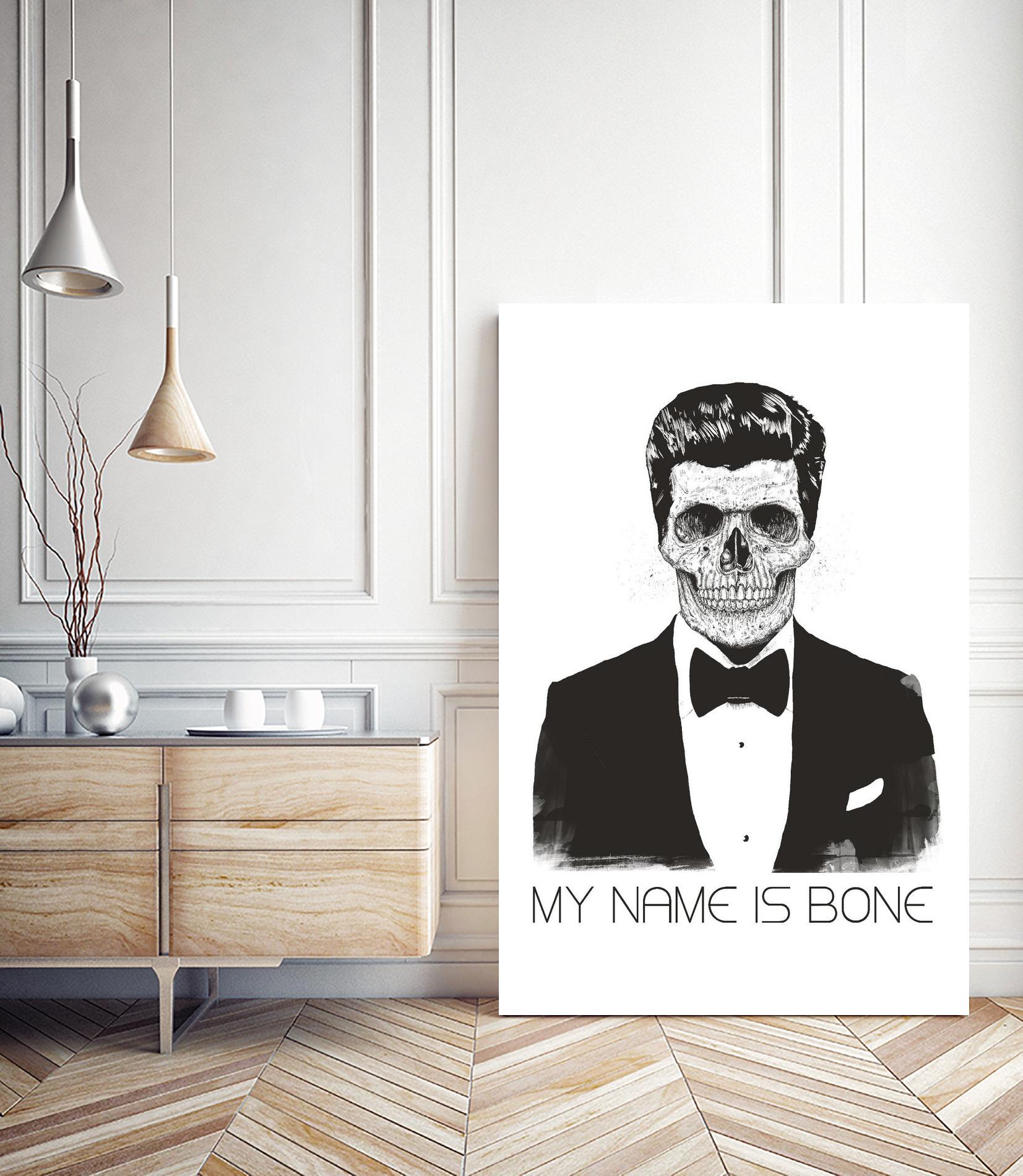 My Name is Bone by Balazs Solti on GIANT ART - multicolor urban/pop surrealism