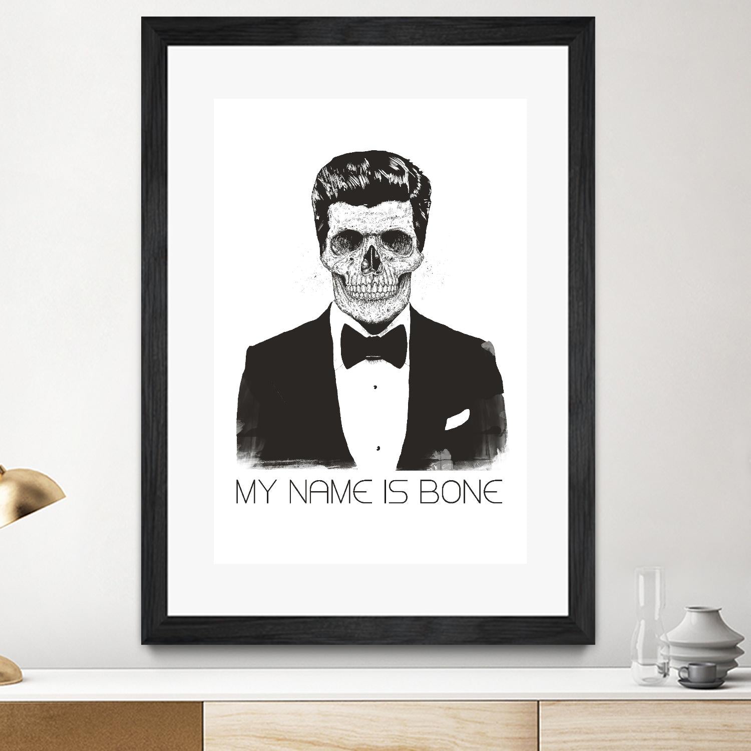 My Name is Bone by Balazs Solti on GIANT ART - multicolor urban/pop surrealism