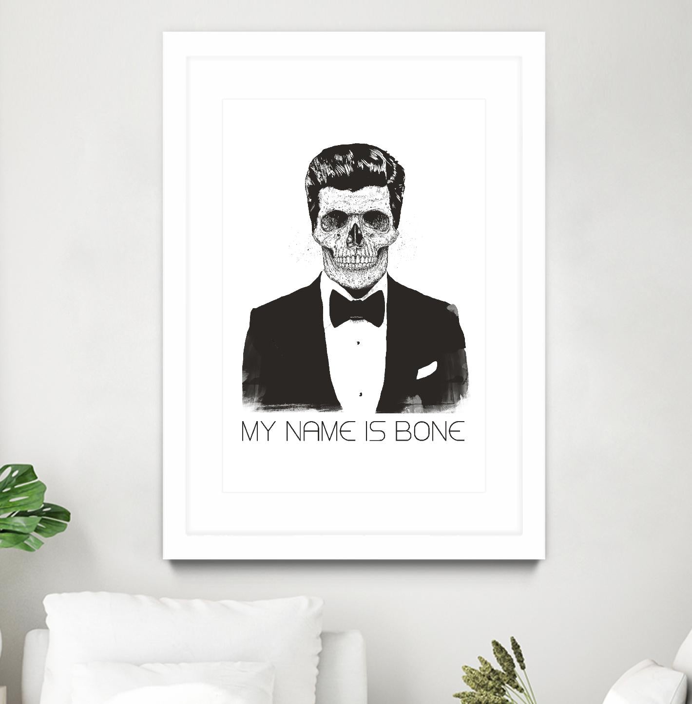 My Name is Bone by Balazs Solti on GIANT ART - multicolor urban/pop surrealism