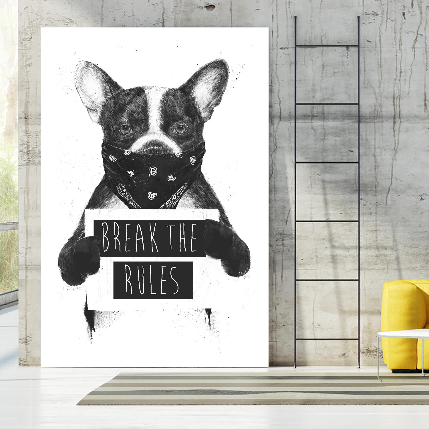 Rebel Dog by Balazs Solti on GIANT ART - multicolor urban/pop surrealism