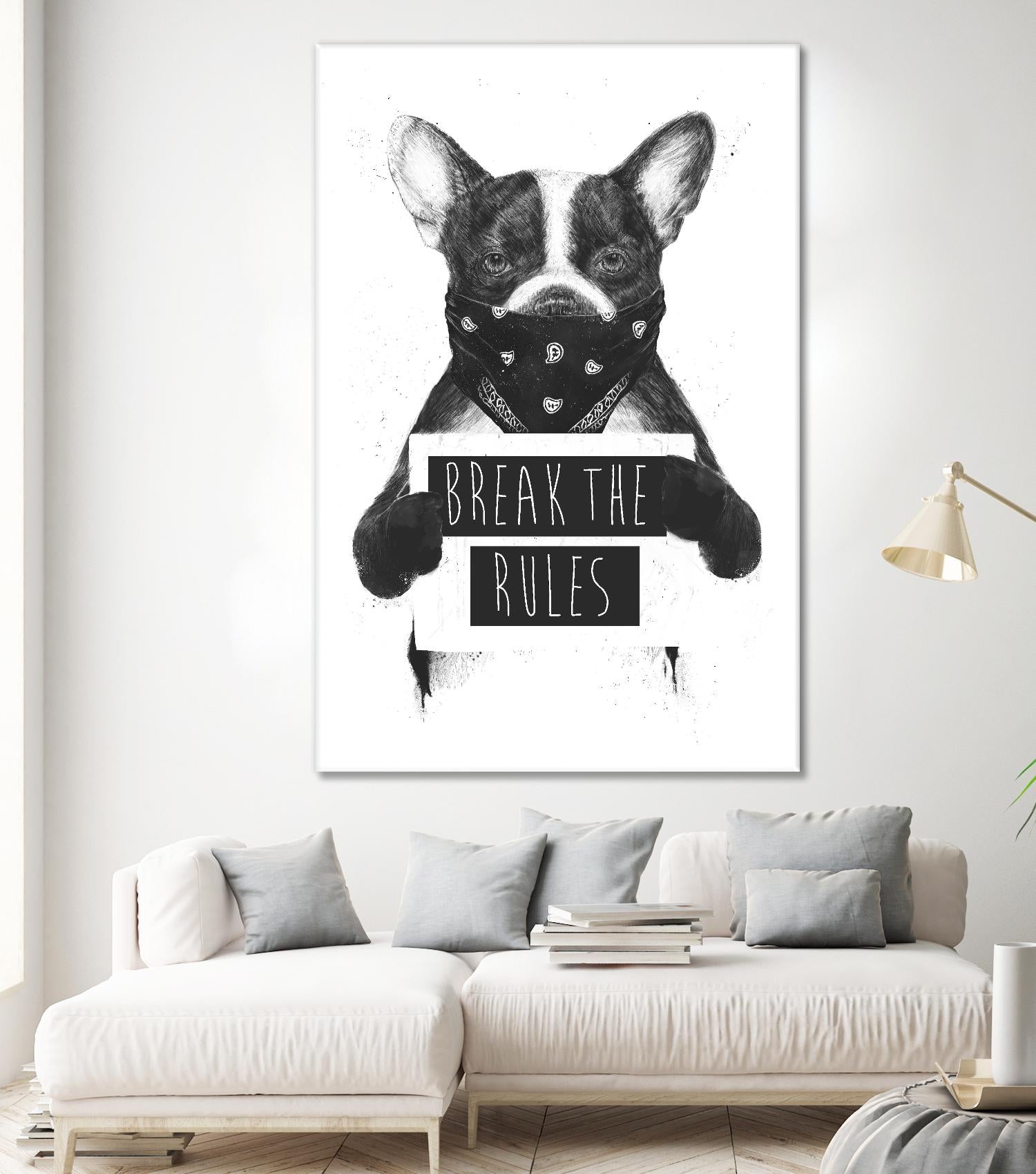 Rebel Dog by Balazs Solti on GIANT ART - multicolor urban/pop surrealism