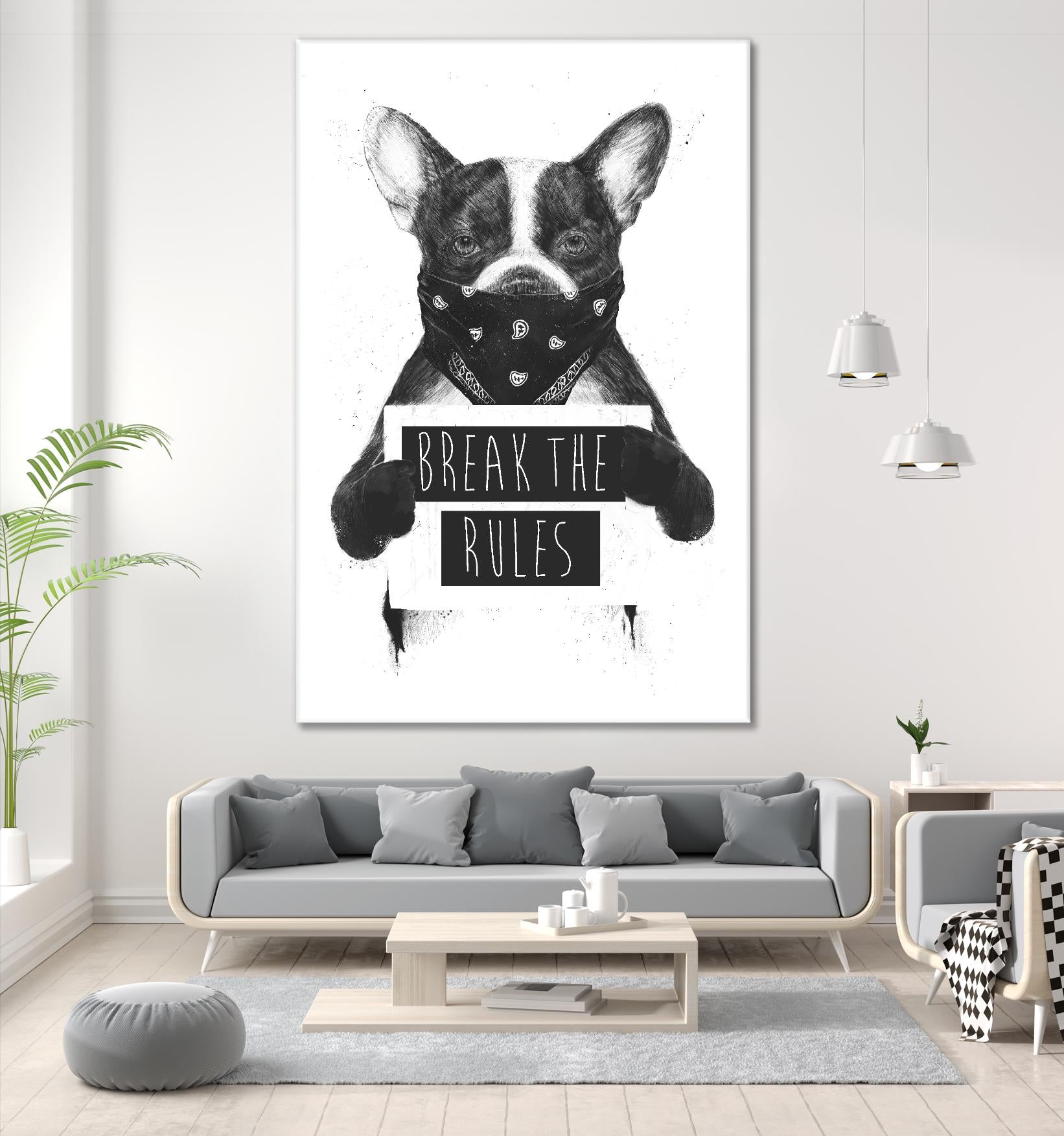 Rebel Dog by Balazs Solti on GIANT ART - multicolor urban/pop surrealism
