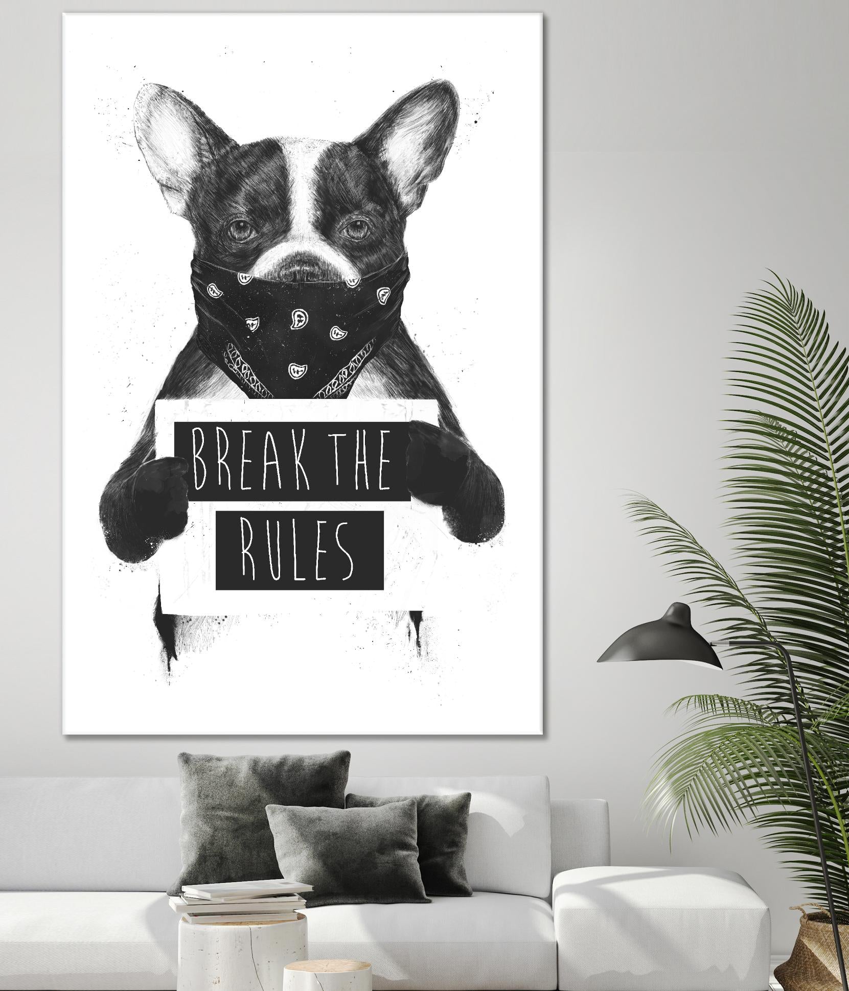 Rebel Dog by Balazs Solti on GIANT ART - multicolor urban/pop surrealism