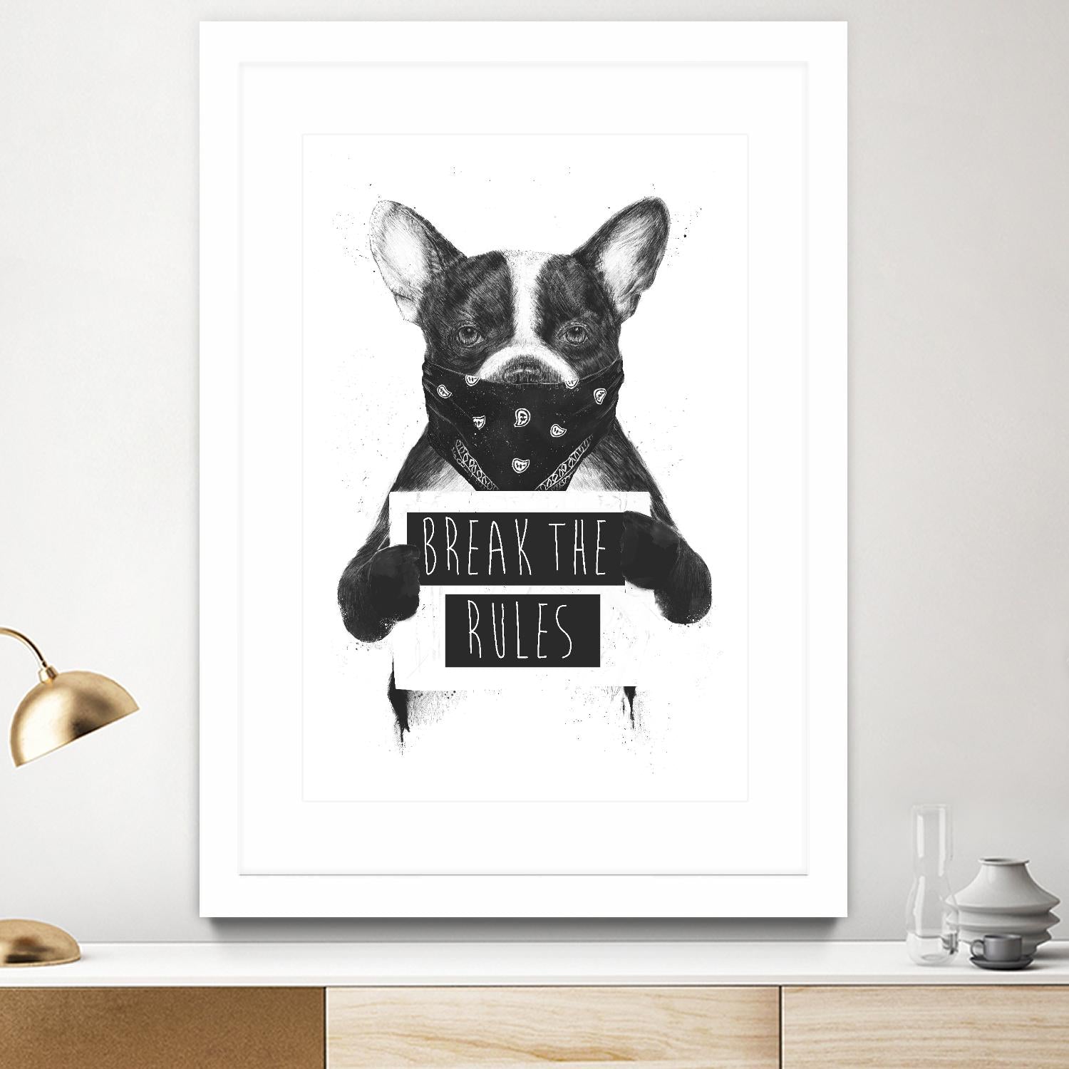 Rebel Dog by Balazs Solti on GIANT ART - multicolor urban/pop surrealism