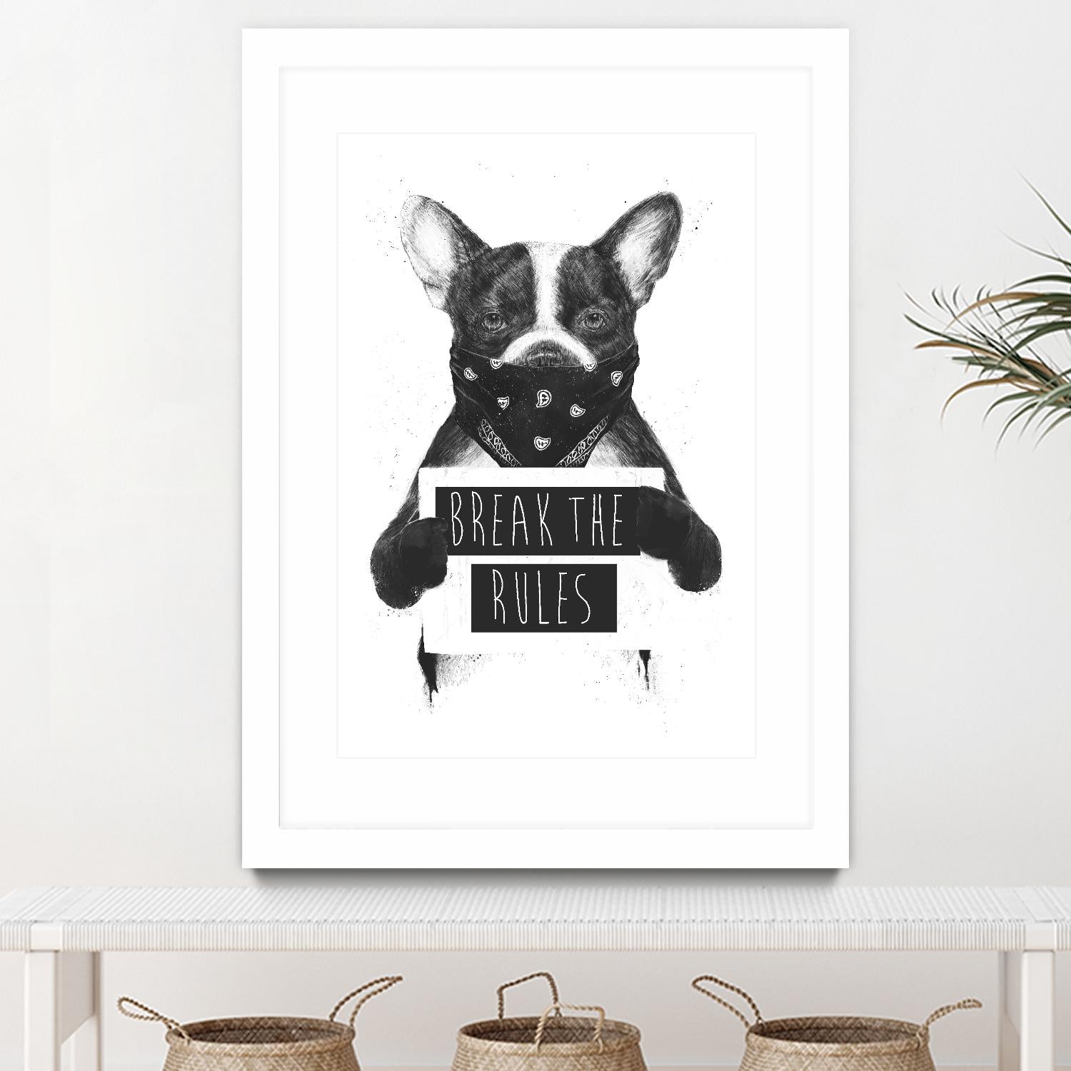 Rebel Dog by Balazs Solti on GIANT ART - multicolor urban/pop surrealism