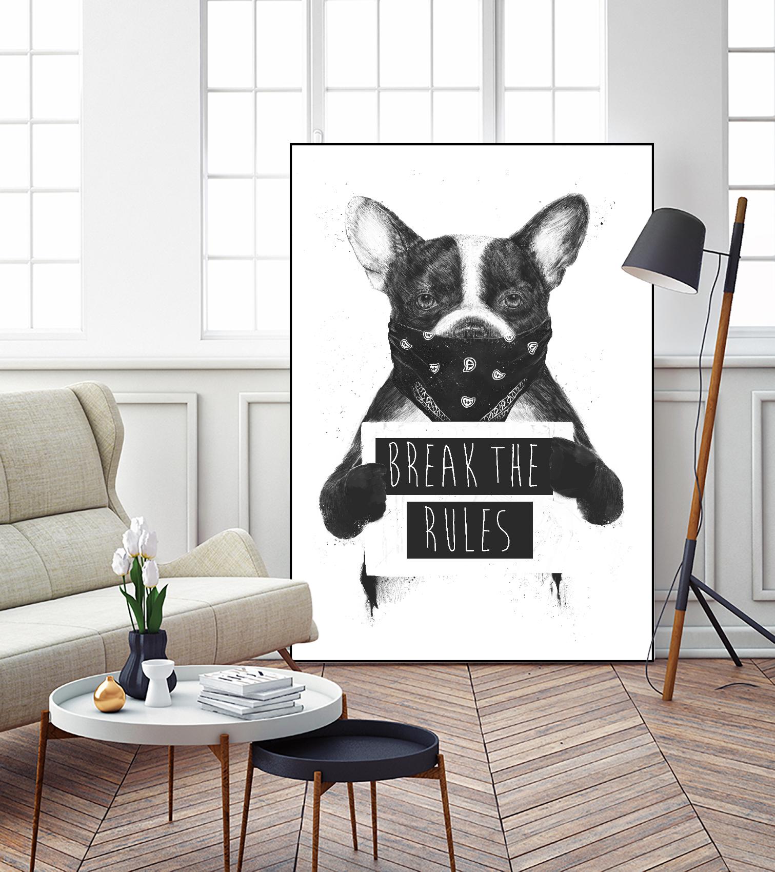 Rebel Dog by Balazs Solti on GIANT ART - multicolor urban/pop surrealism