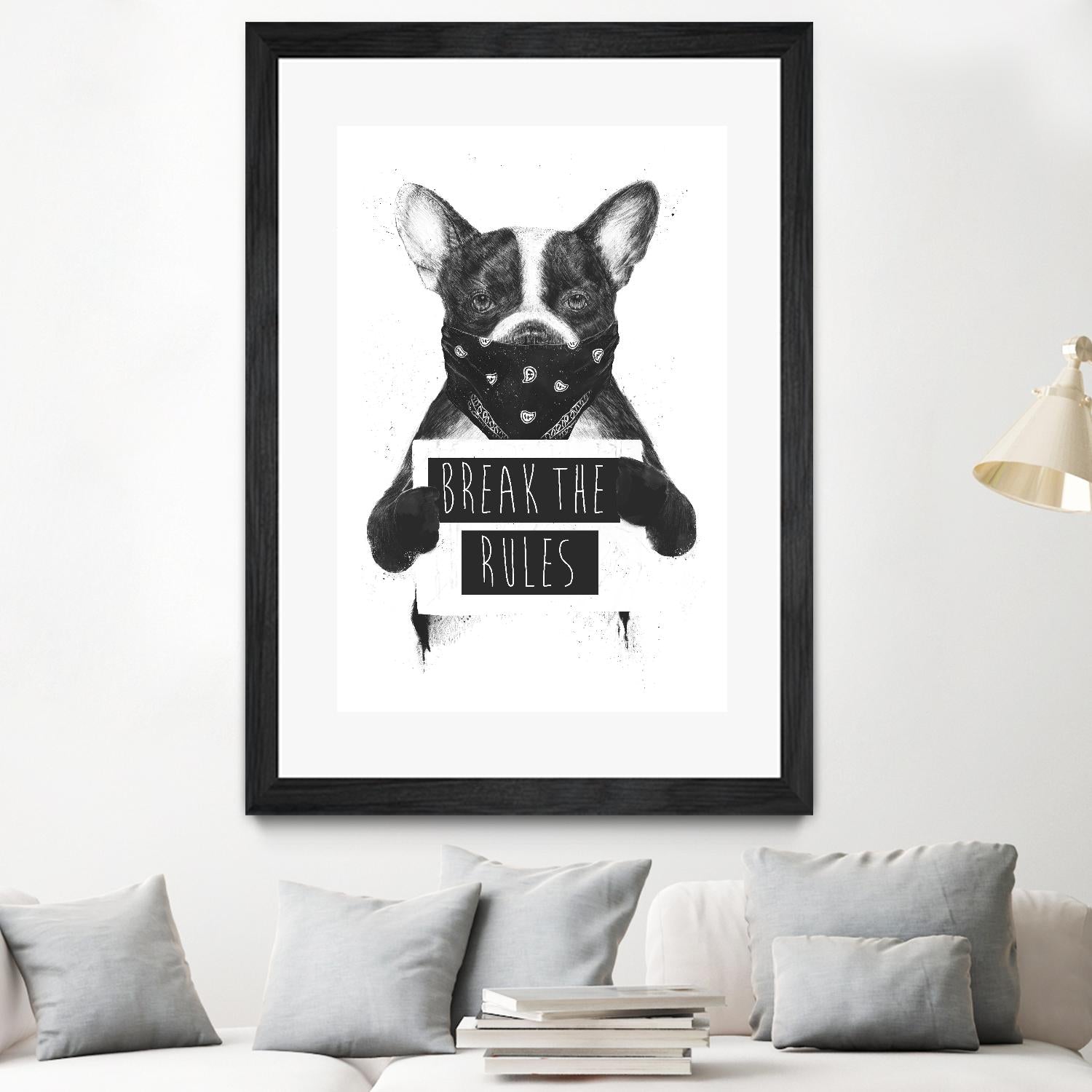 Rebel Dog by Balazs Solti on GIANT ART - multicolor urban/pop surrealism