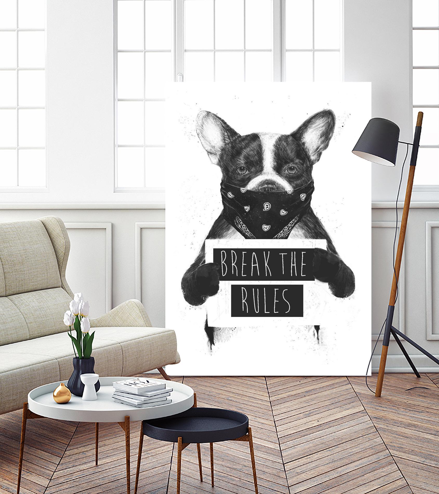 Rebel Dog by Balazs Solti on GIANT ART - multicolor urban/pop surrealism