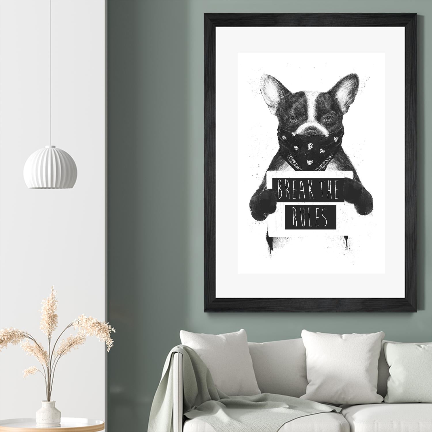 Rebel Dog by Balazs Solti on GIANT ART - multicolor urban/pop surrealism