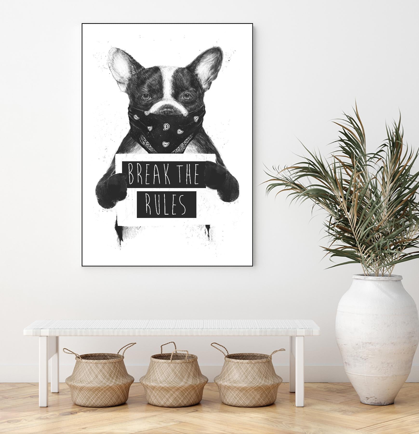 Rebel Dog by Balazs Solti on GIANT ART - multicolor urban/pop surrealism