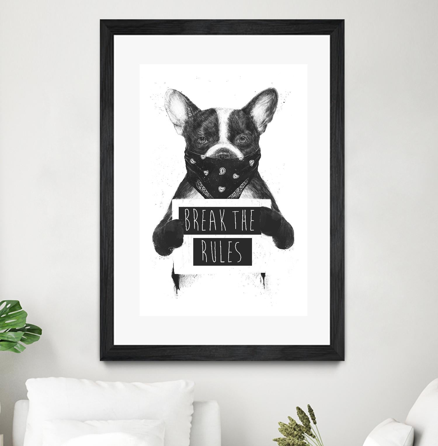 Rebel Dog by Balazs Solti on GIANT ART - multicolor urban/pop surrealism