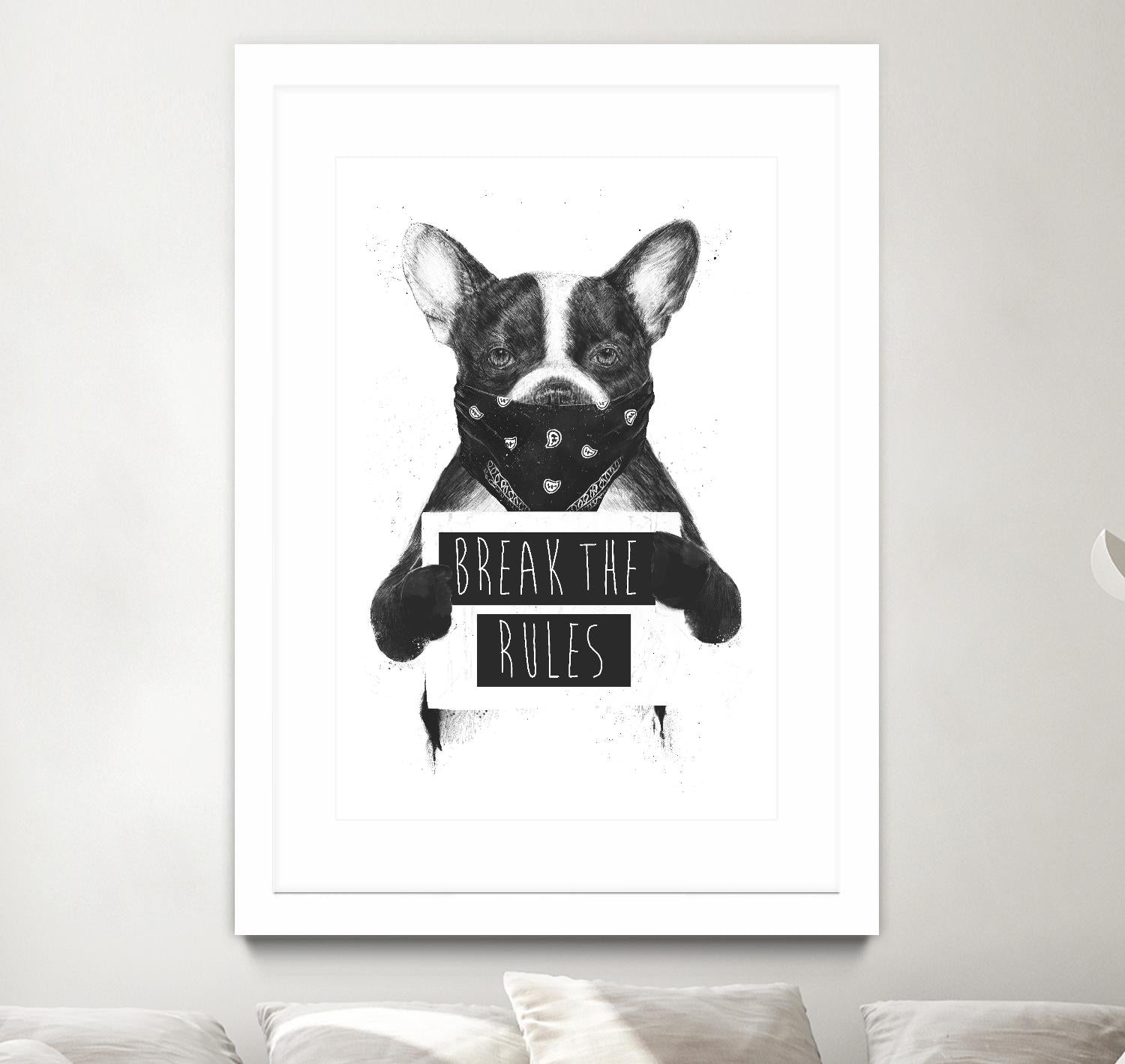 Rebel Dog by Balazs Solti on GIANT ART - multicolor urban/pop surrealism