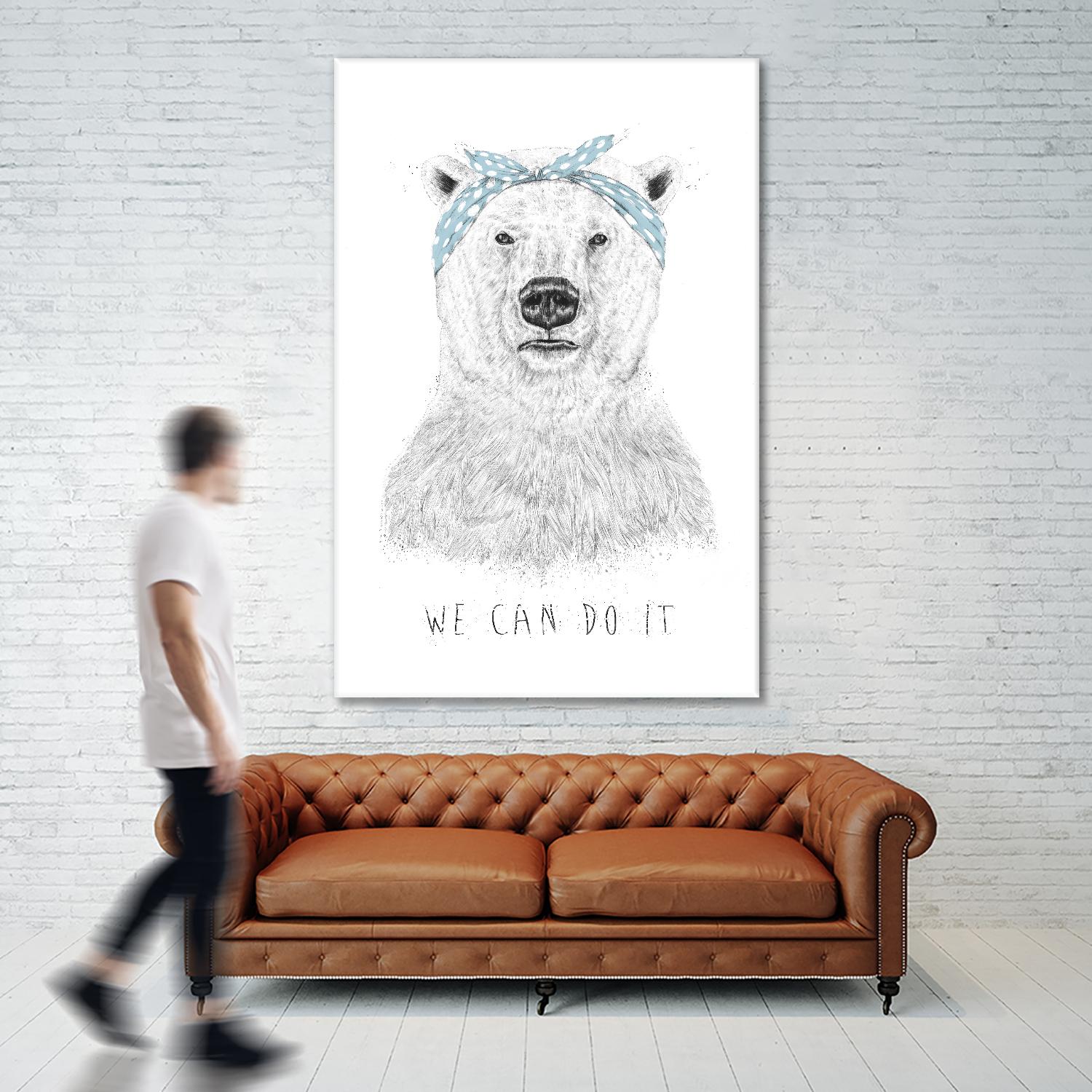 We Can Do It by Balazs Solti on GIANT ART - multicolor urban/pop surrealism